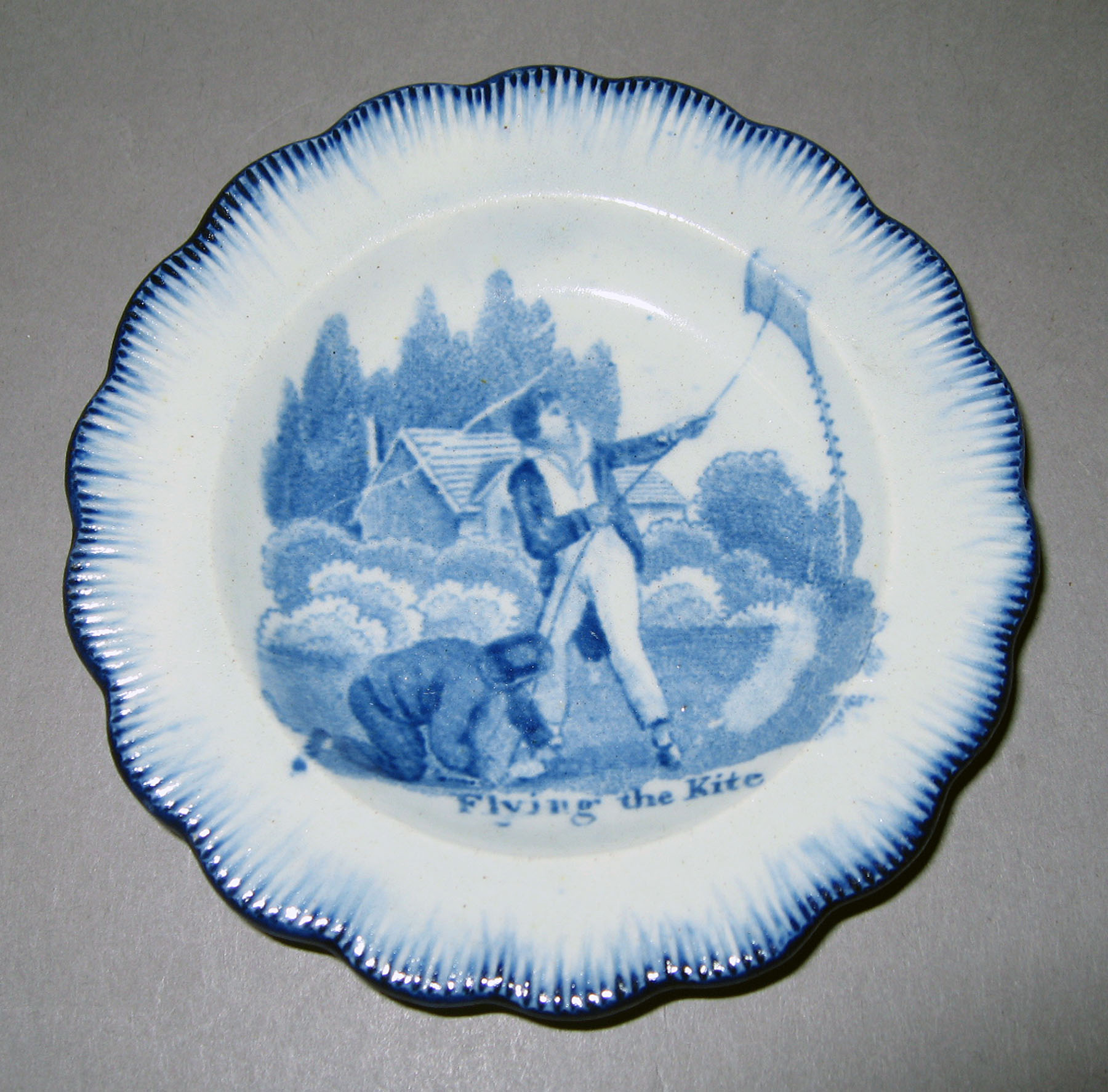 1955.0569 Pearlware plate