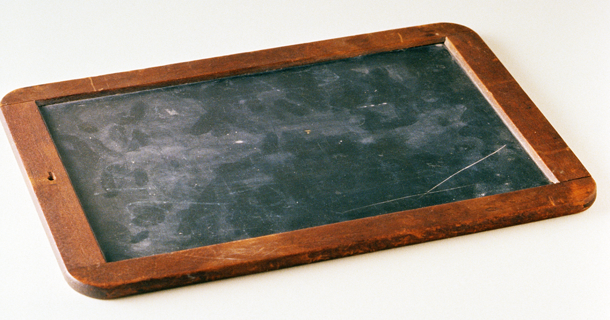 1989.0109.004 Slate Board