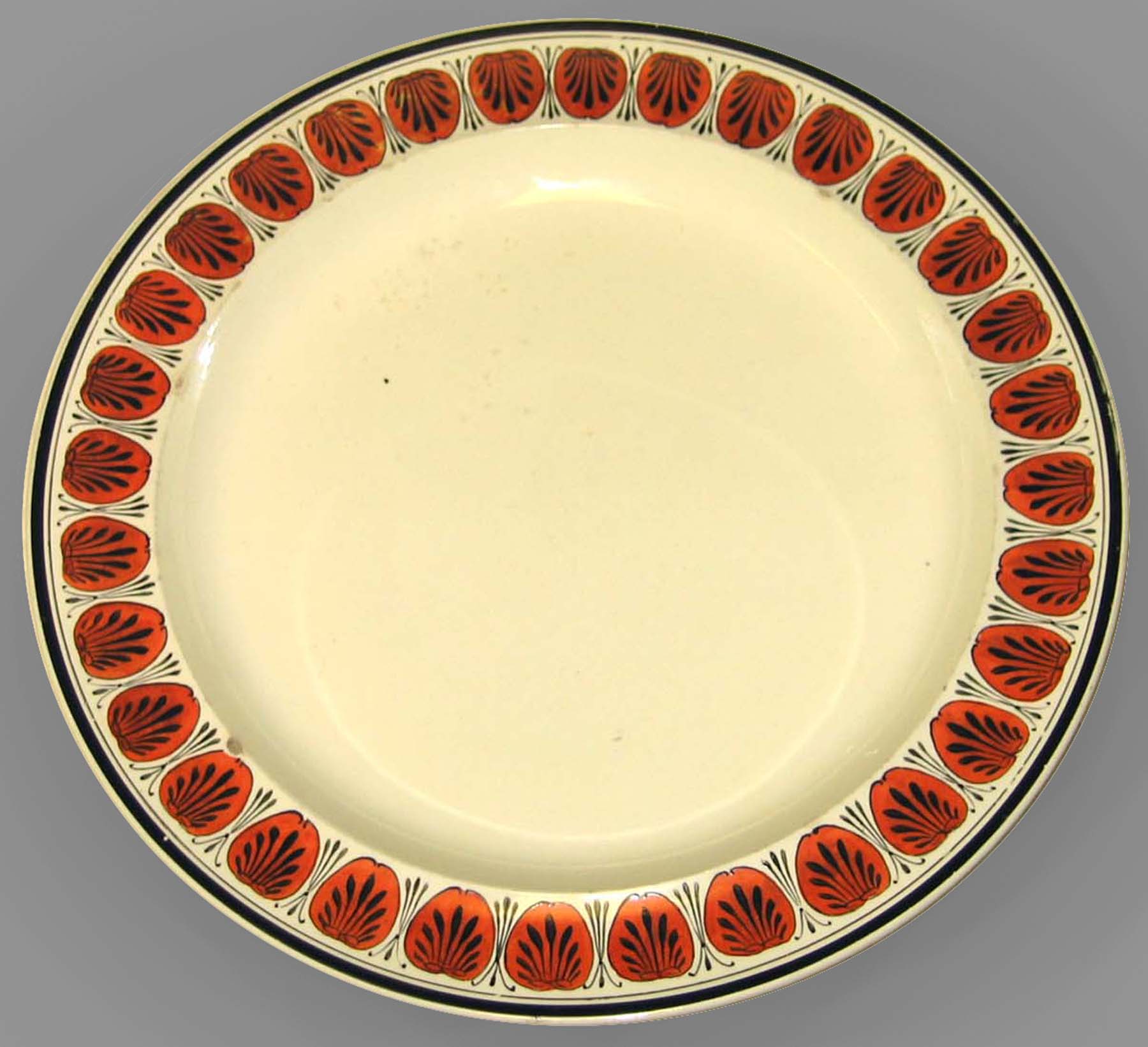 2005.0039 Creamware plate