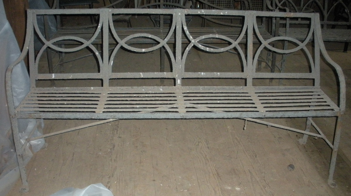 1967.1920 bench front view