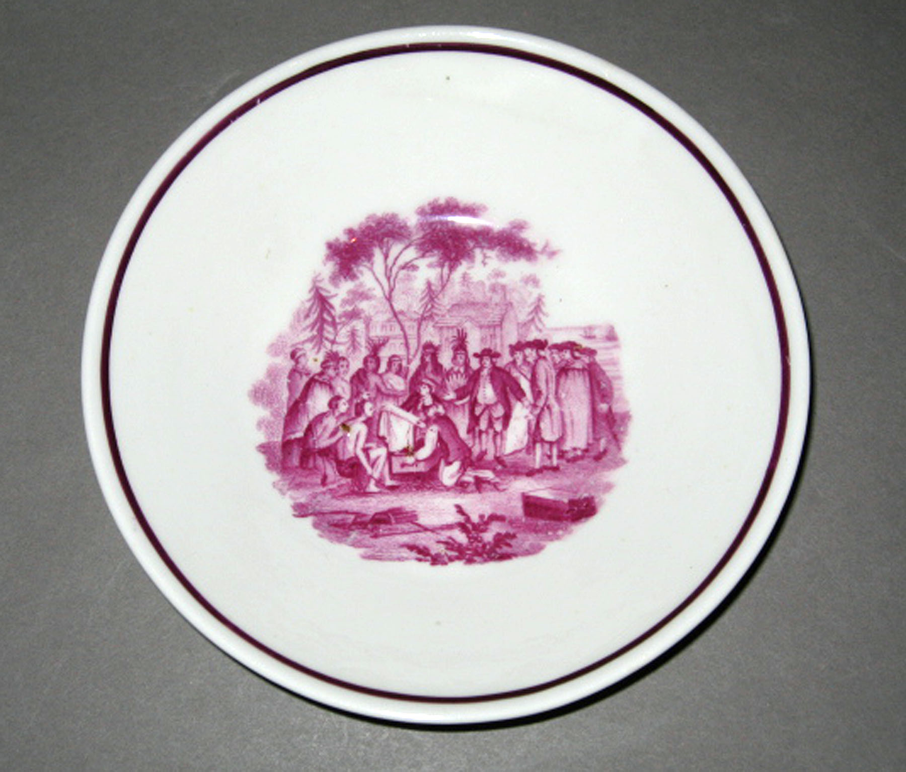 1964.1903.004 Bone-china saucer