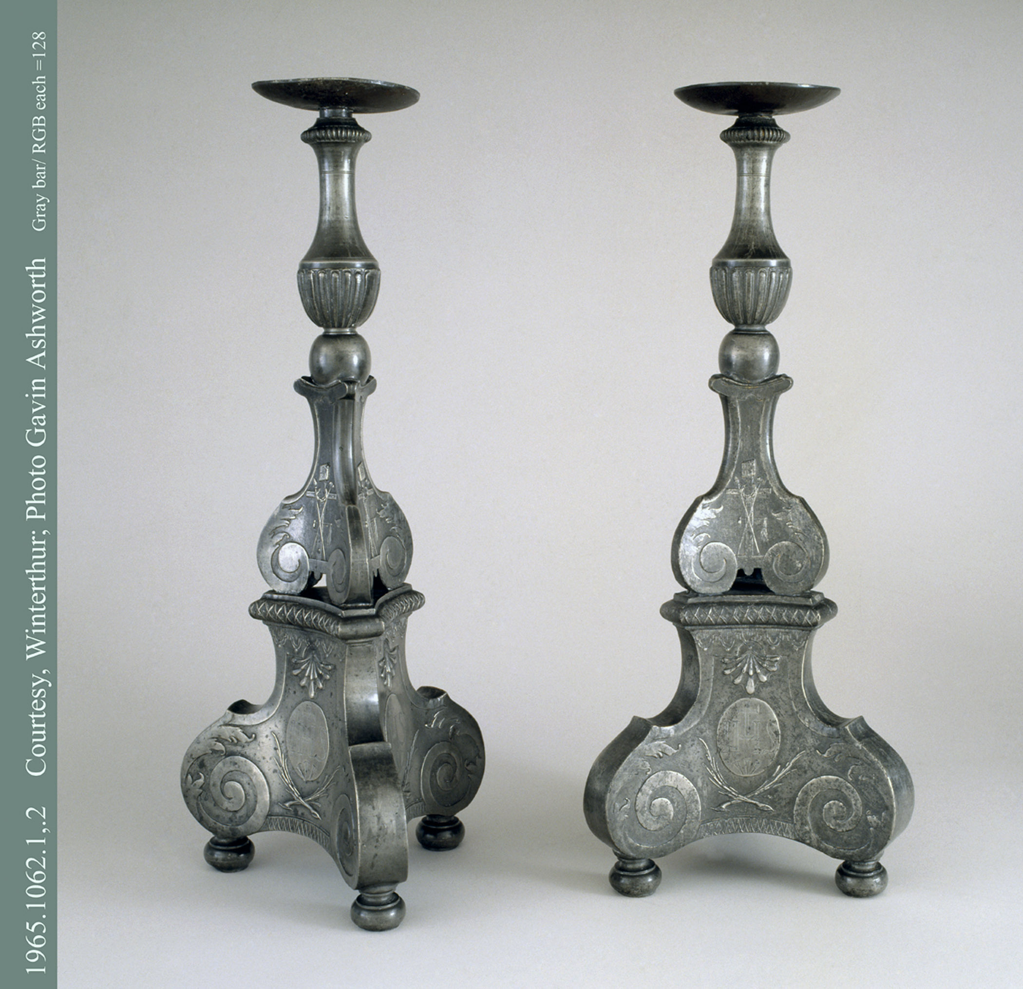 1965.1602.001, .002 Candlesticks