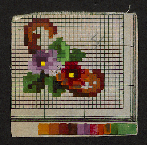 Works on Paper - Needlework pattern