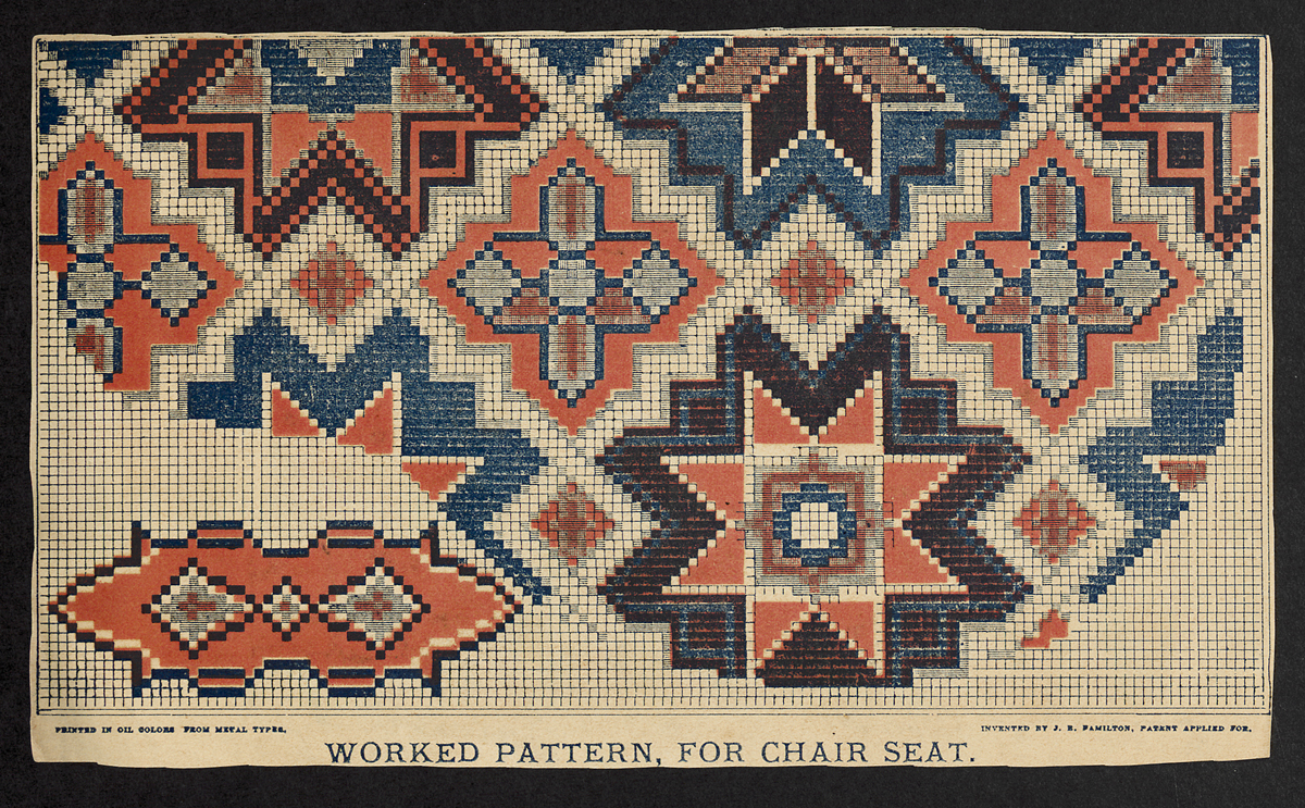 Works on Paper - Needlework pattern