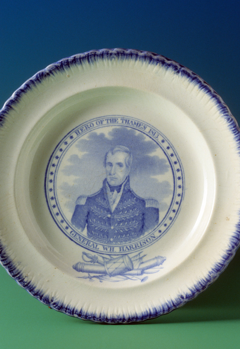 1964.1891 Pearlware Tams plate