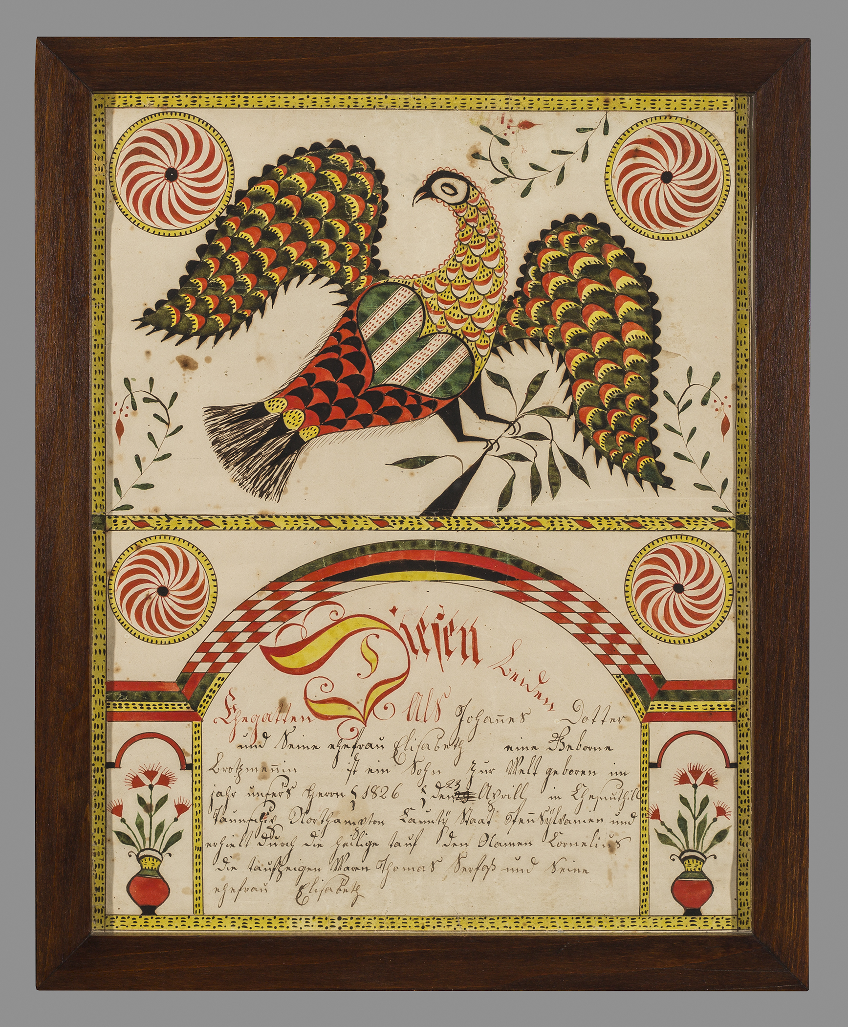 1961.1105 Fraktur, view 2