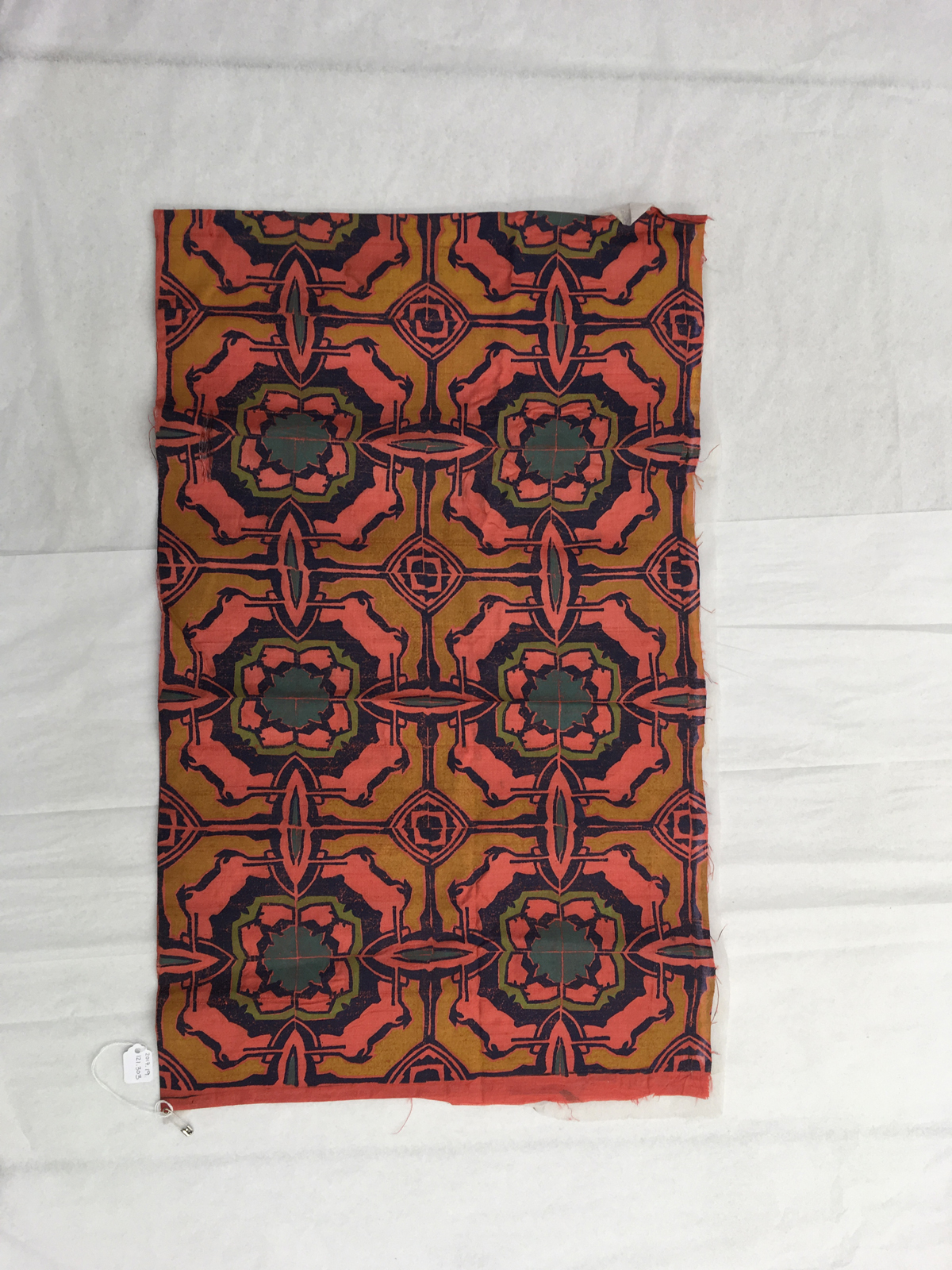 Textiles - Textile fragment, printed