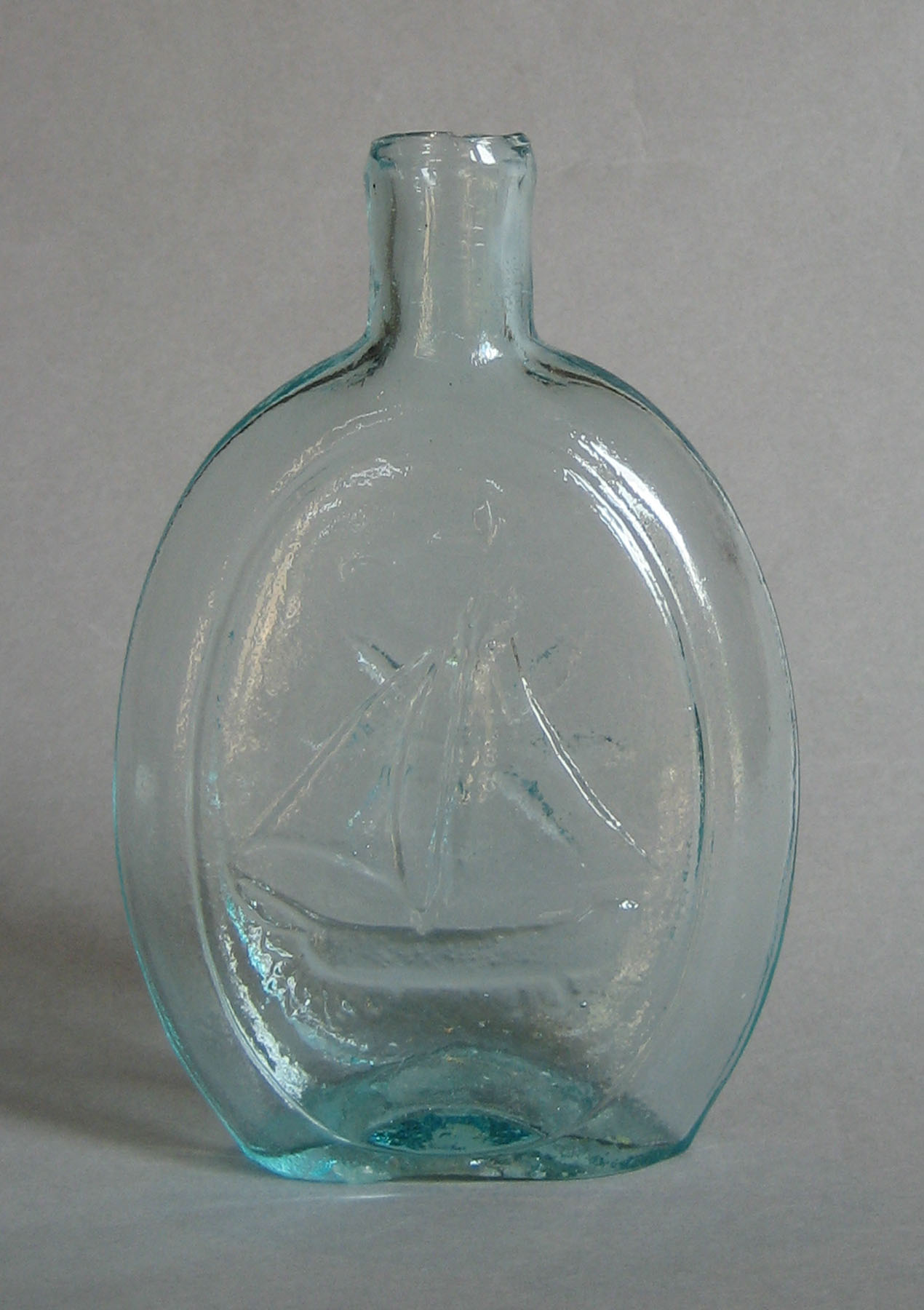 1973.0427.004 (side 1) Glass Flask