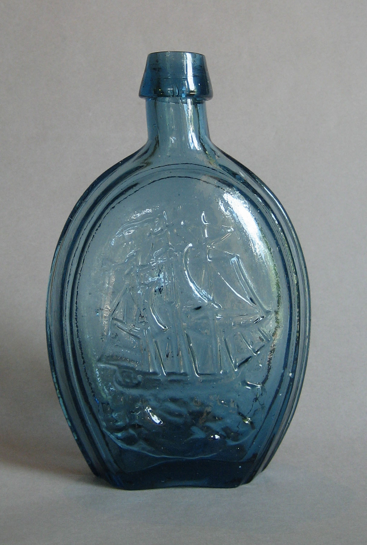 1973.0403.005 (side 1) Glass Flask