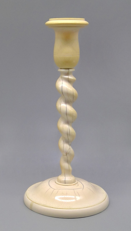 Organic (ivory, horn, etc.) - Candlestick