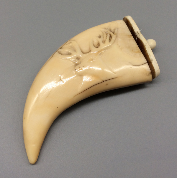 Box - Scrimshaw tooth