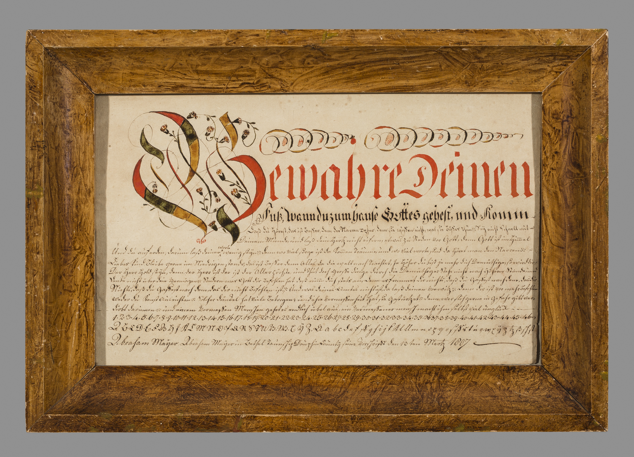 Works on Paper - Fraktur