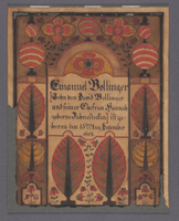 Fraktur - Birth cert...