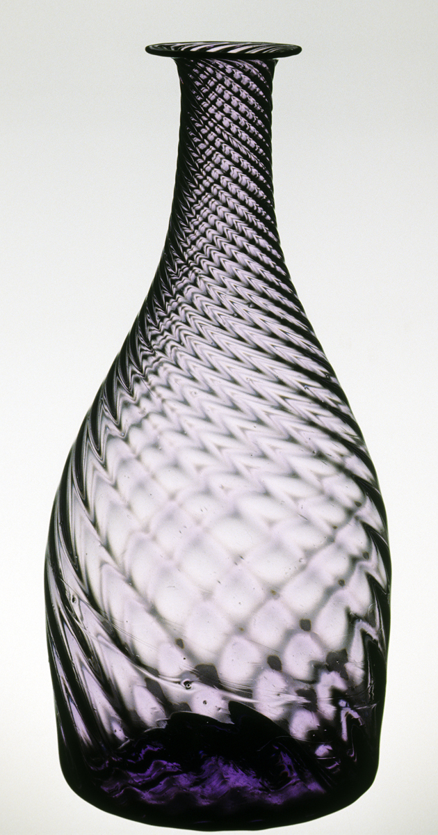 1973.0454.001 Amethyst glass cruet bottle