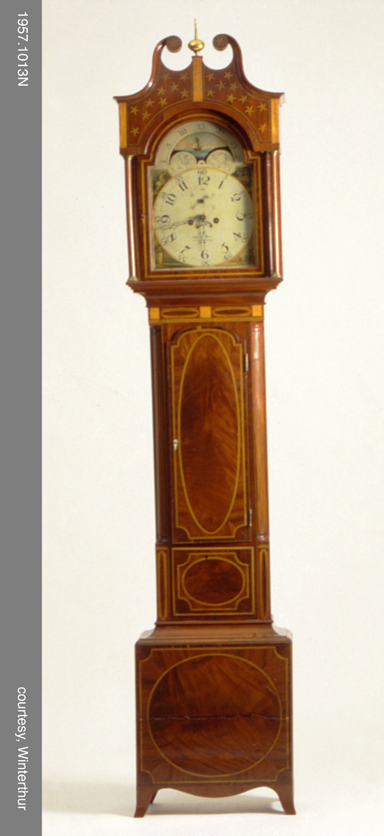 1957.1013 Clock, Tall clock
