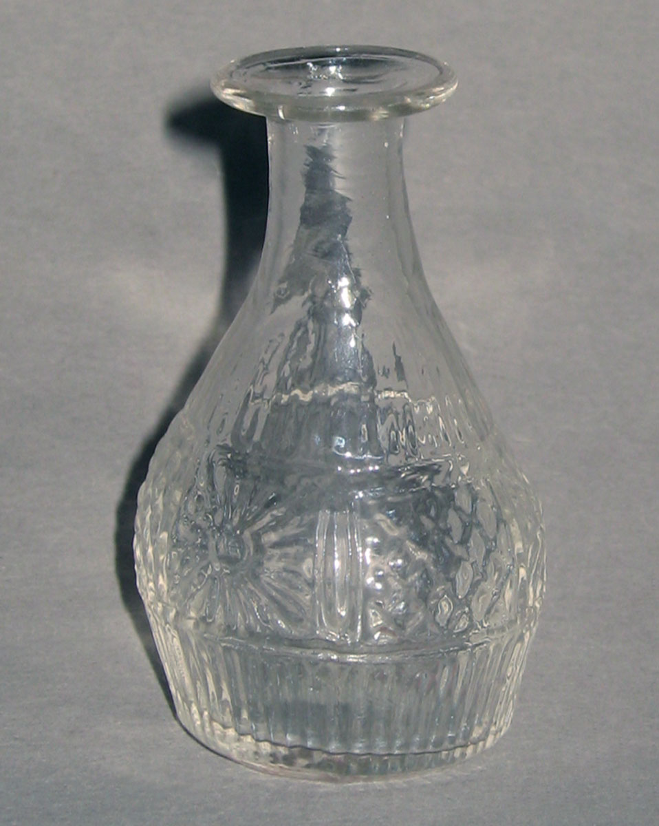 1959.3175 Miniature mold-blown glass decanter