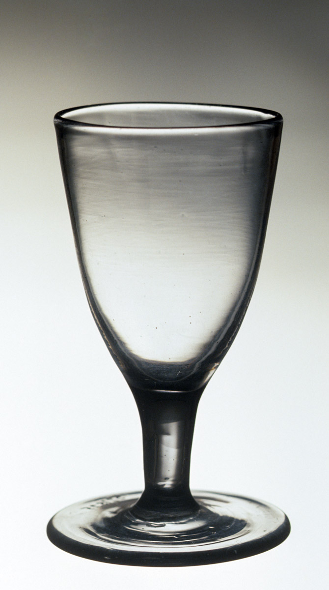 1957.0018.025 Nonlead glass wineglass
