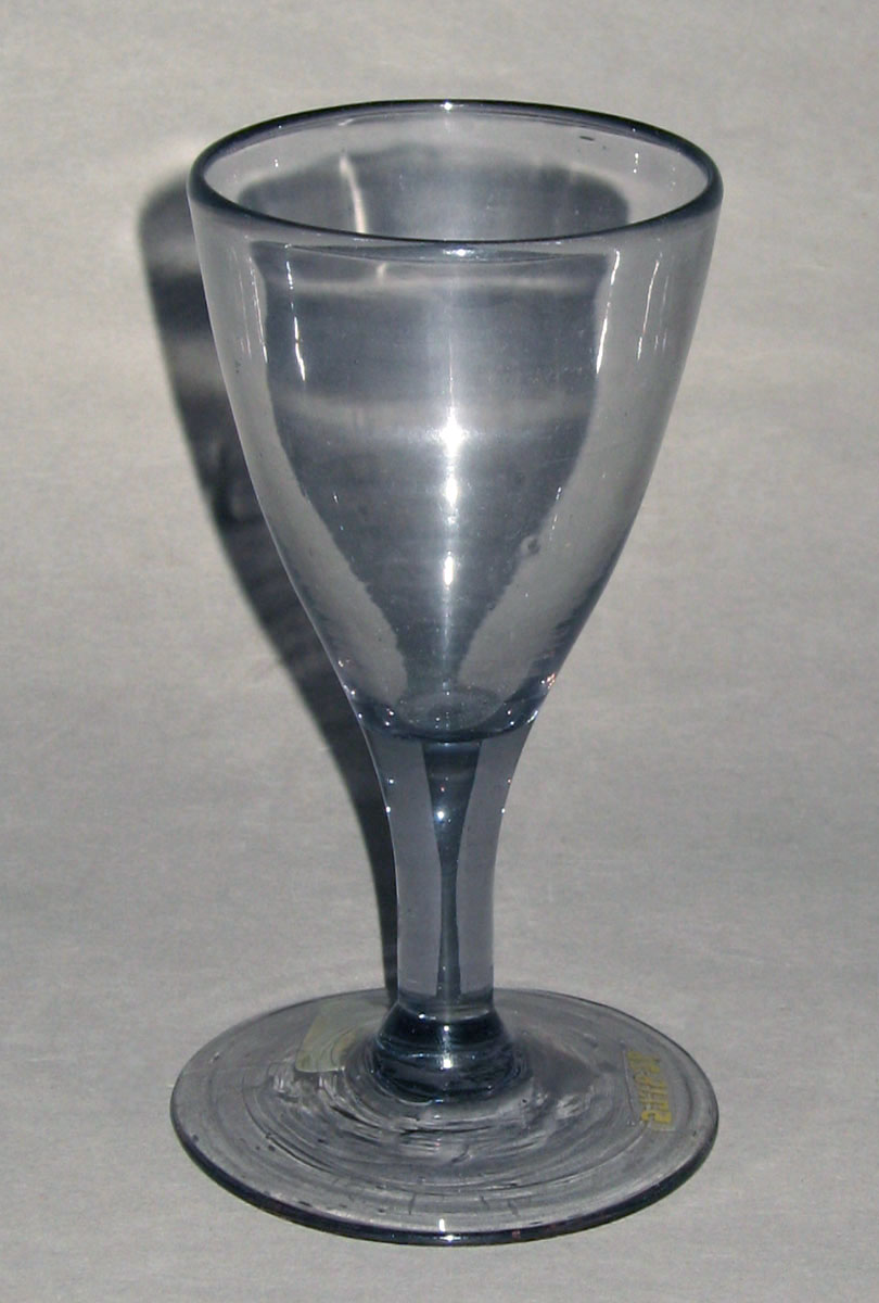 1957.0018.026 Nonlead glass wineglass