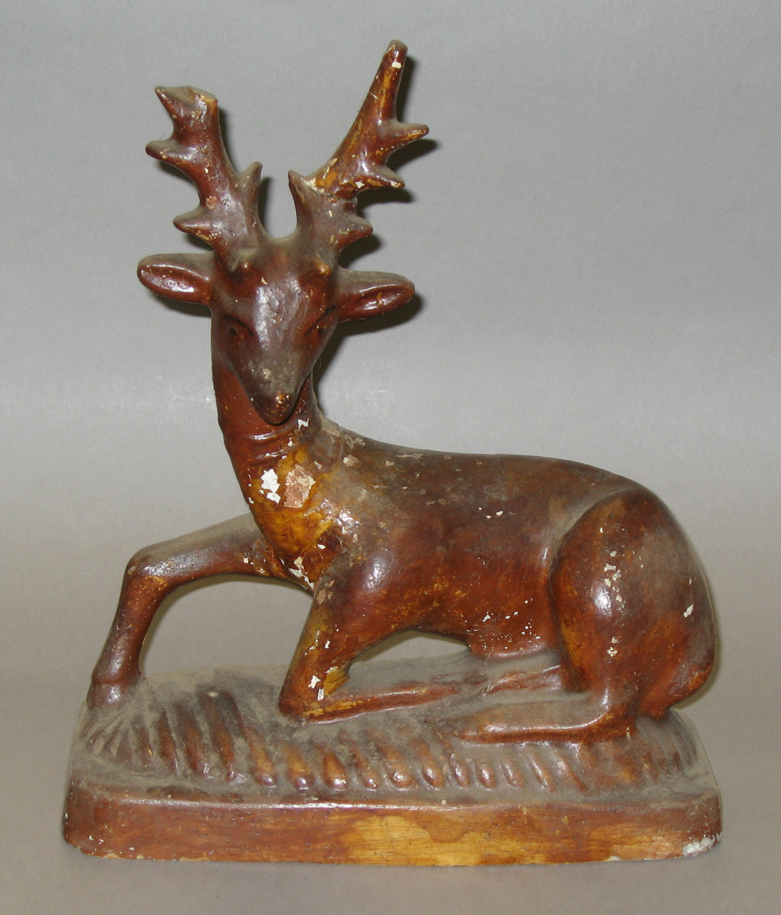 2000.0057.066 Chalkware deer (stag)