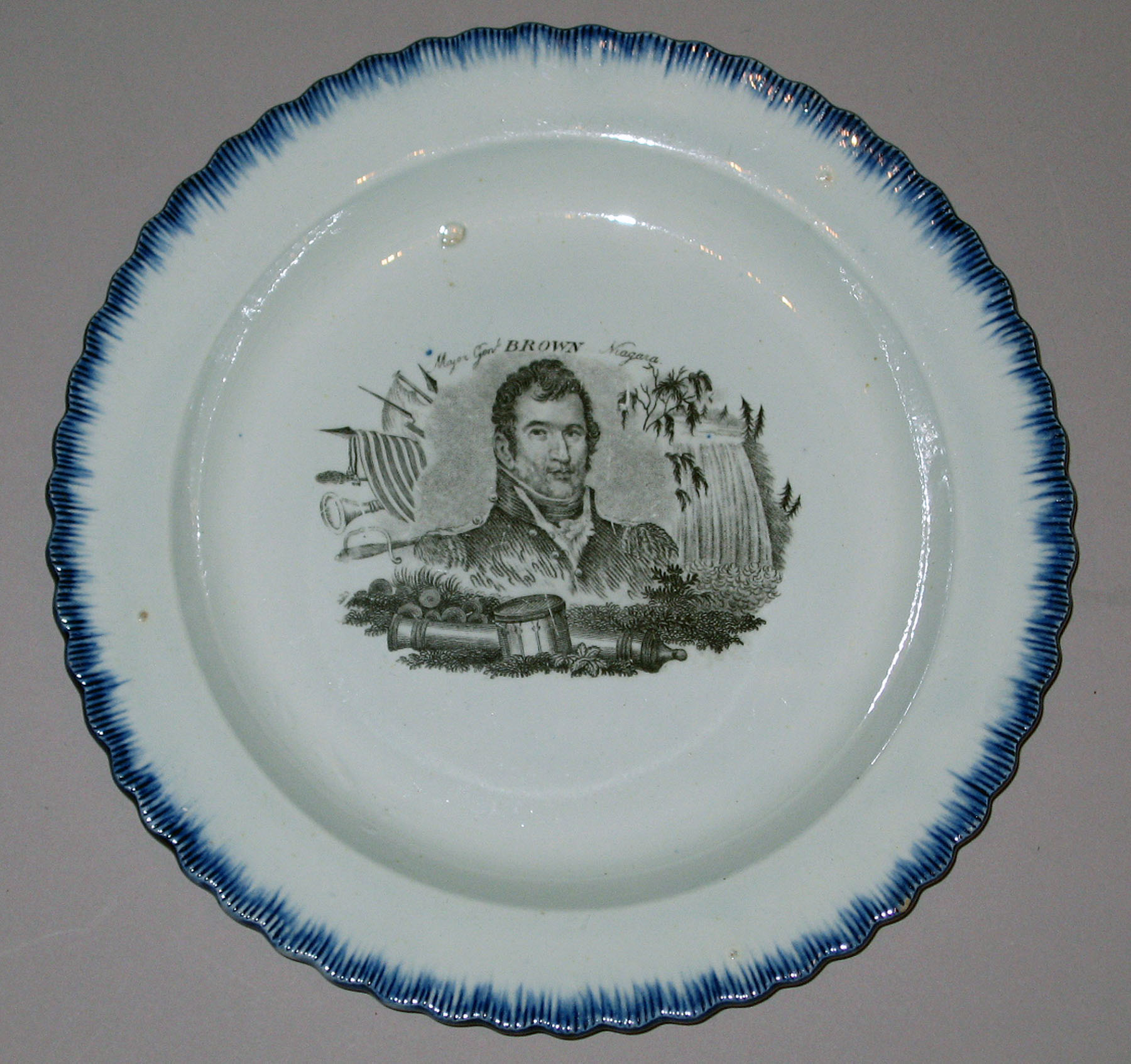 1964.1874 Pearlware plate