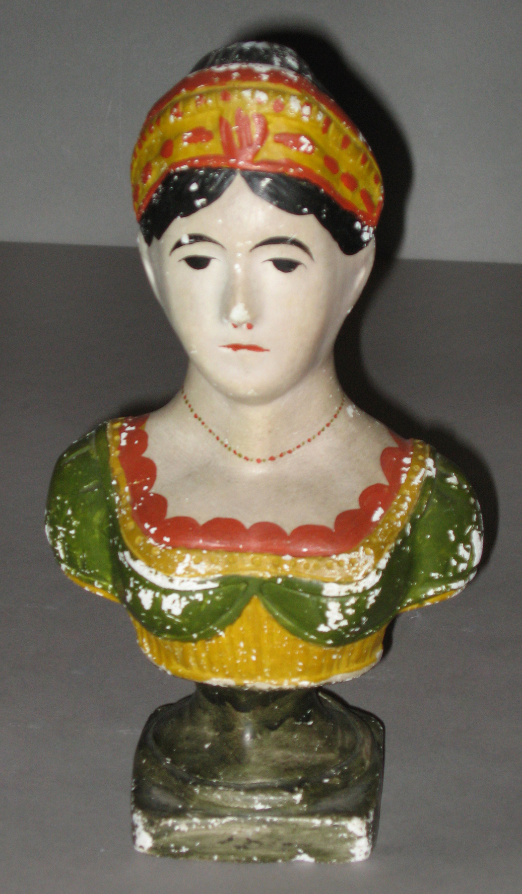 1964.1653 Chalkware Josephine (?) bust