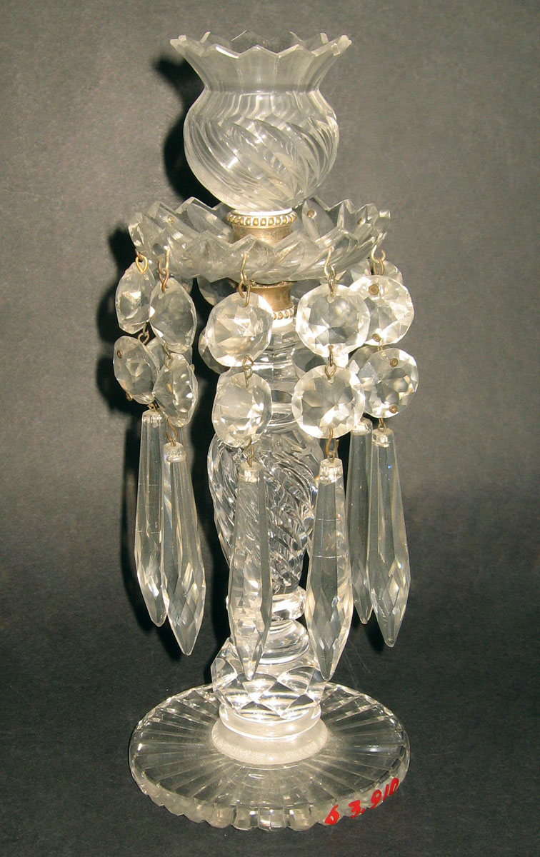 1963.0910 Glass candlestick