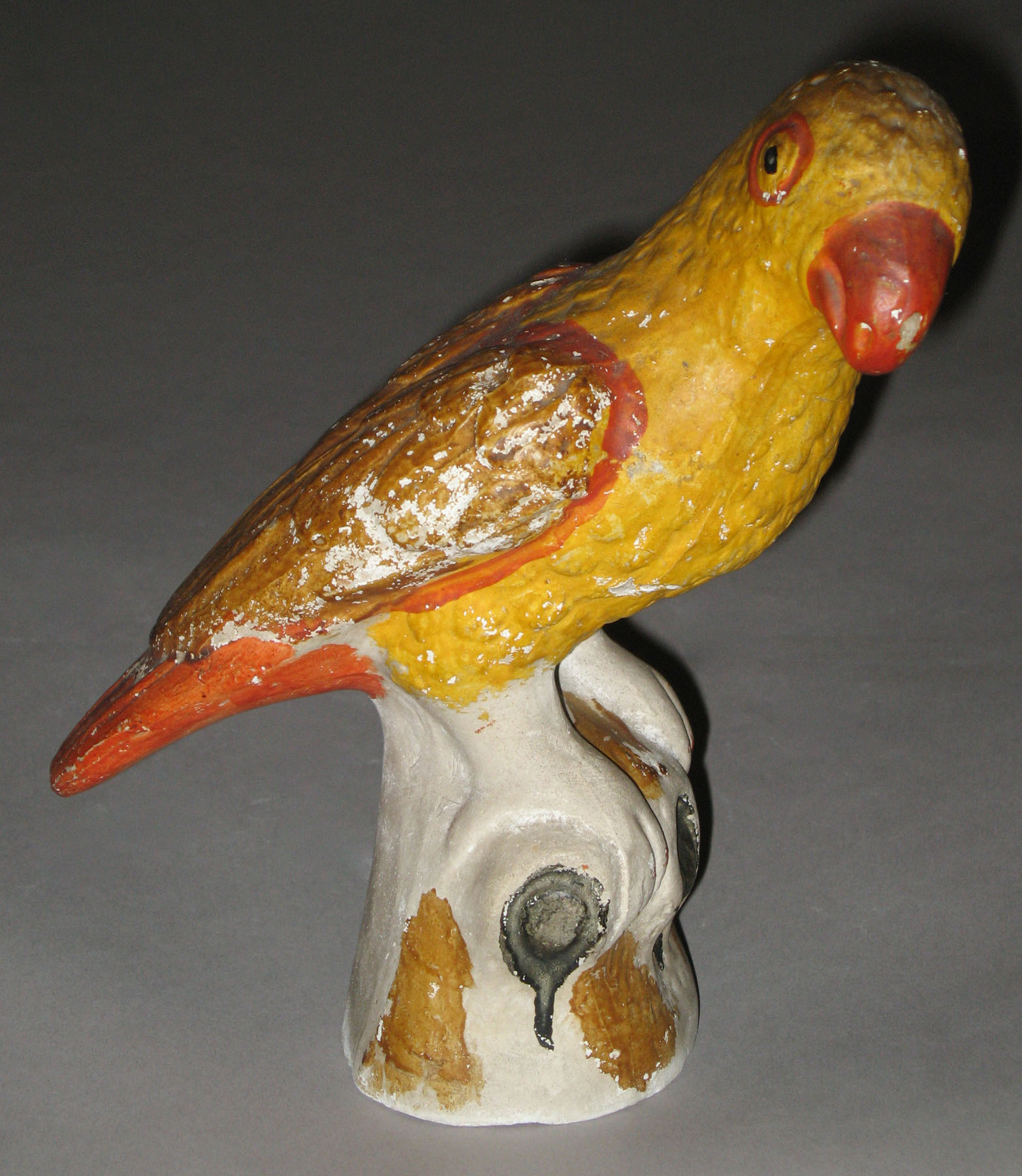 1964.1676 Chalkware bird (parrot)