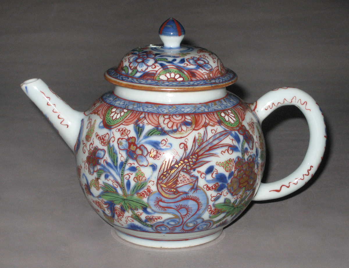 1961.0378 A, B Chinese porcelain teapot