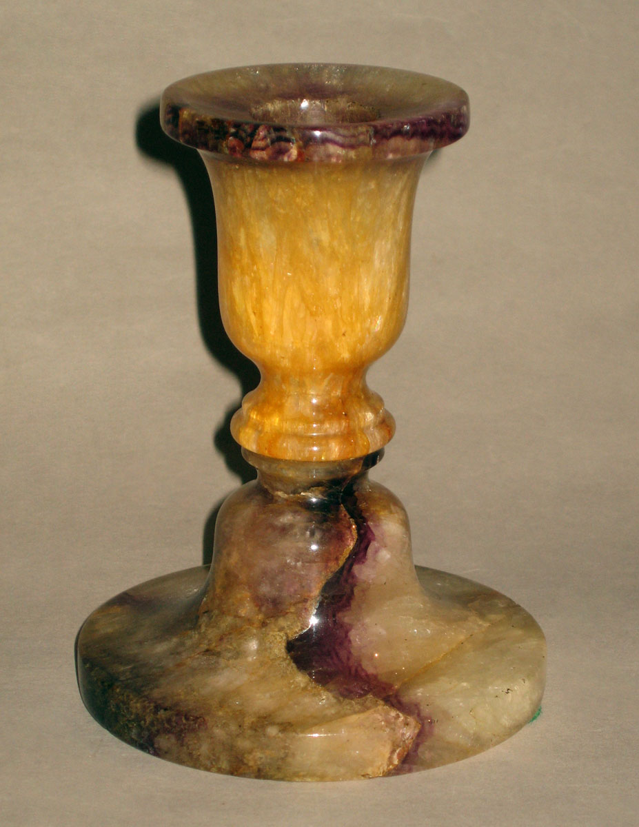 1964.1107.002 Derbyshire spar candlestick