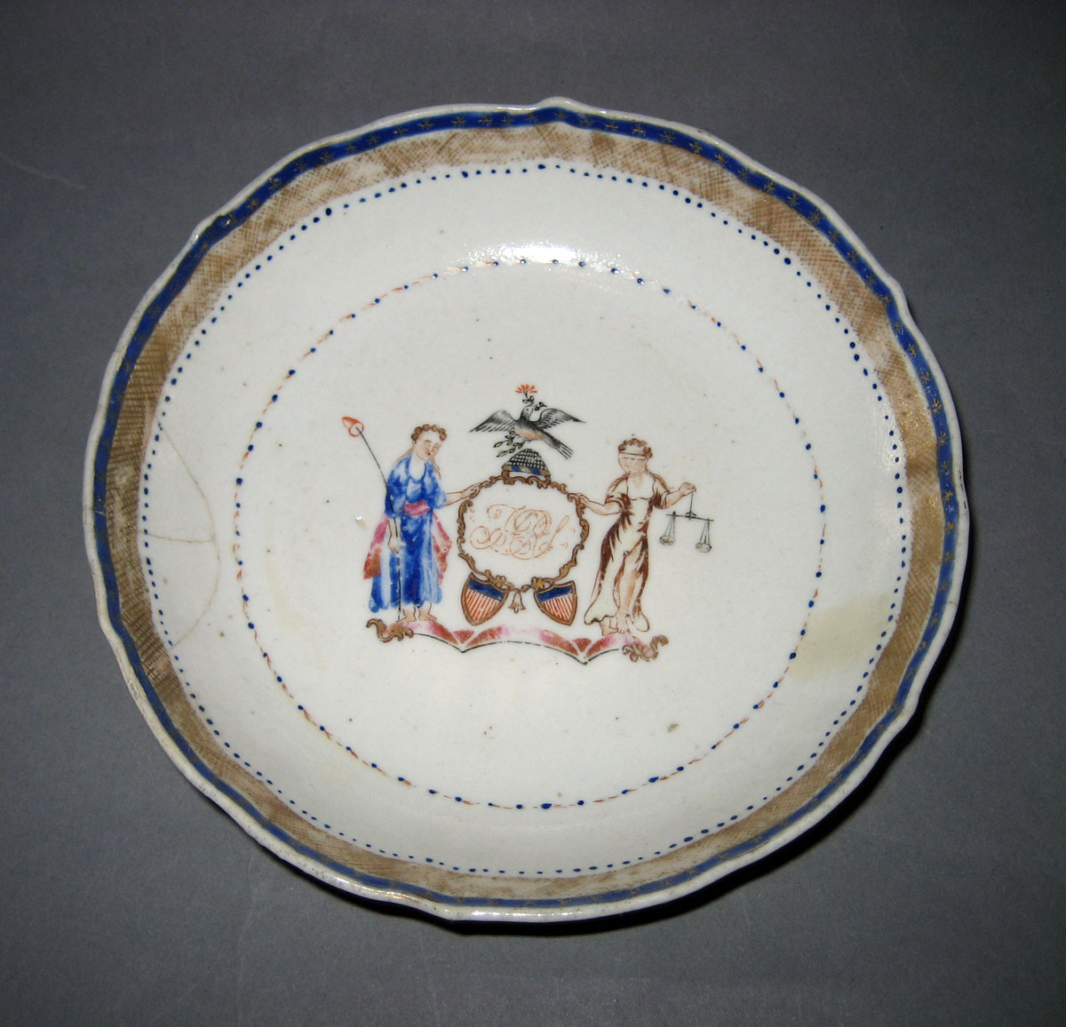 1963.0784.001 Porcelain Saucer