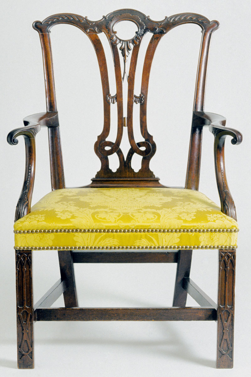 1993.0080 Chair, Armchair, view 4