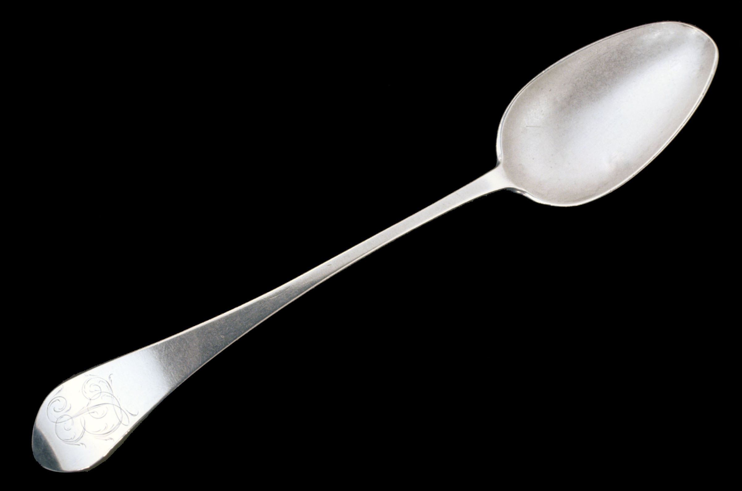 1975.0023.001 Spoon, Serving Spoon, view 1