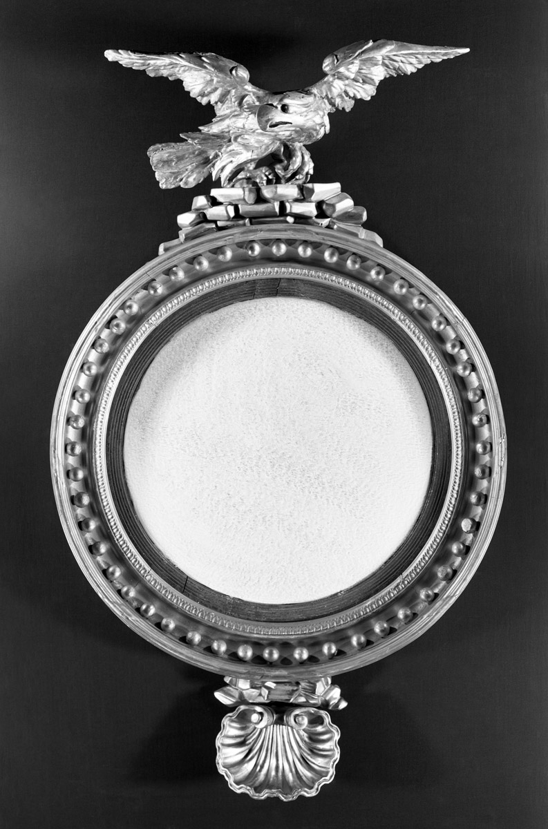 1957.0750 Looking glass, Girandole mirror