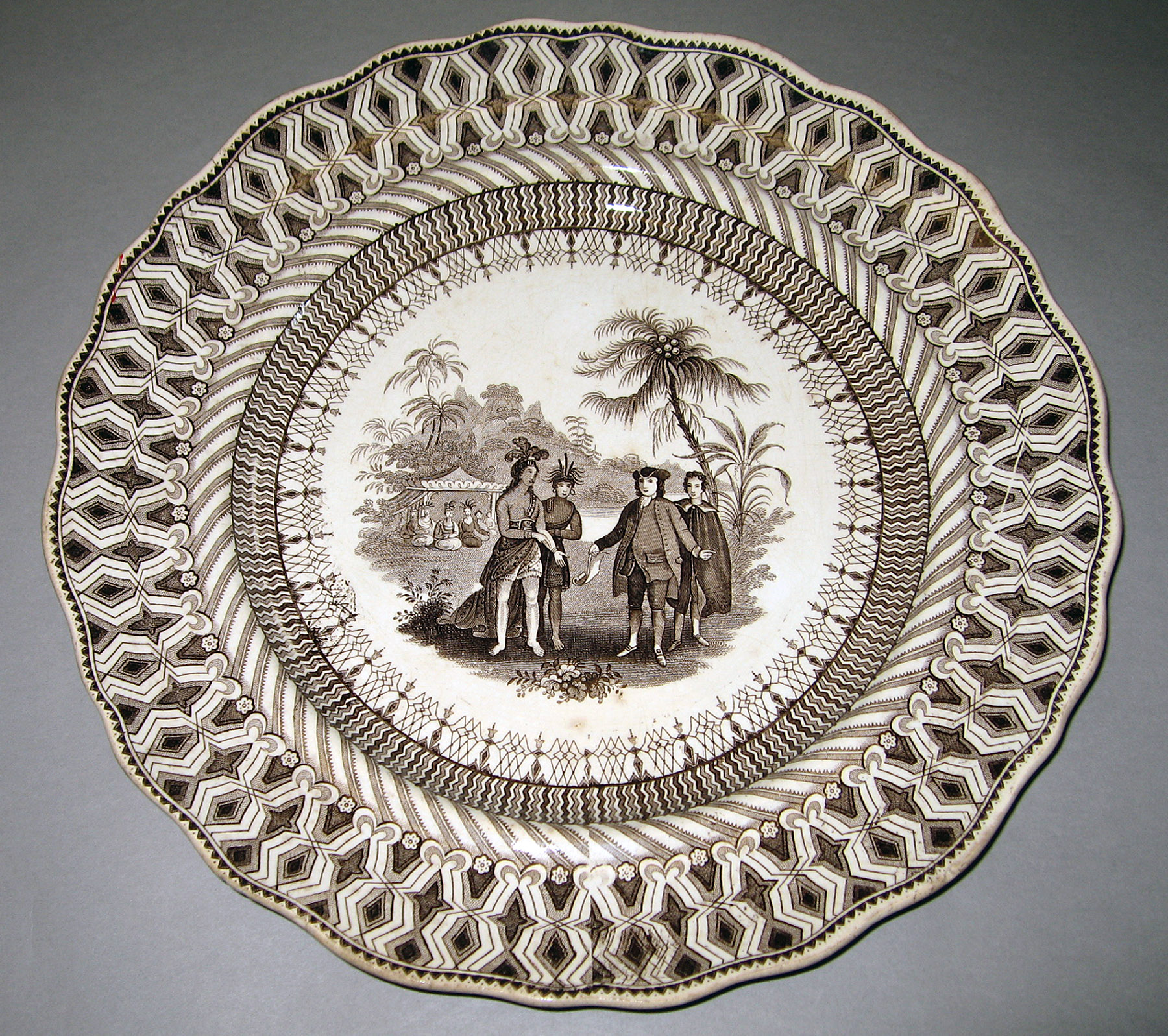 1962.0525.001 Earthenware Plate