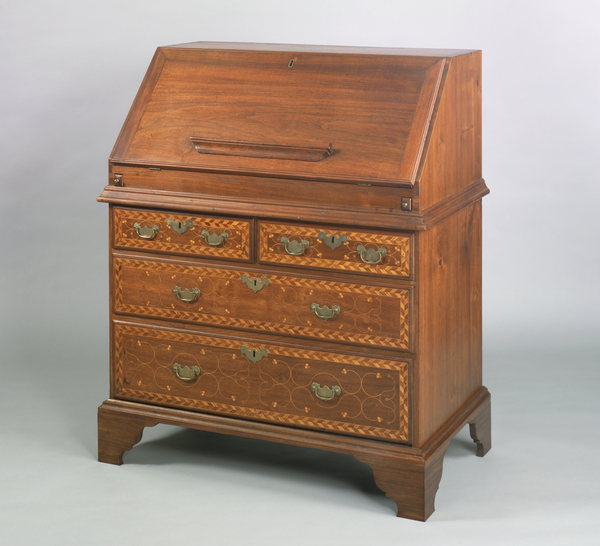 1961.0278 Desk, detail, after conservation treatment, feet