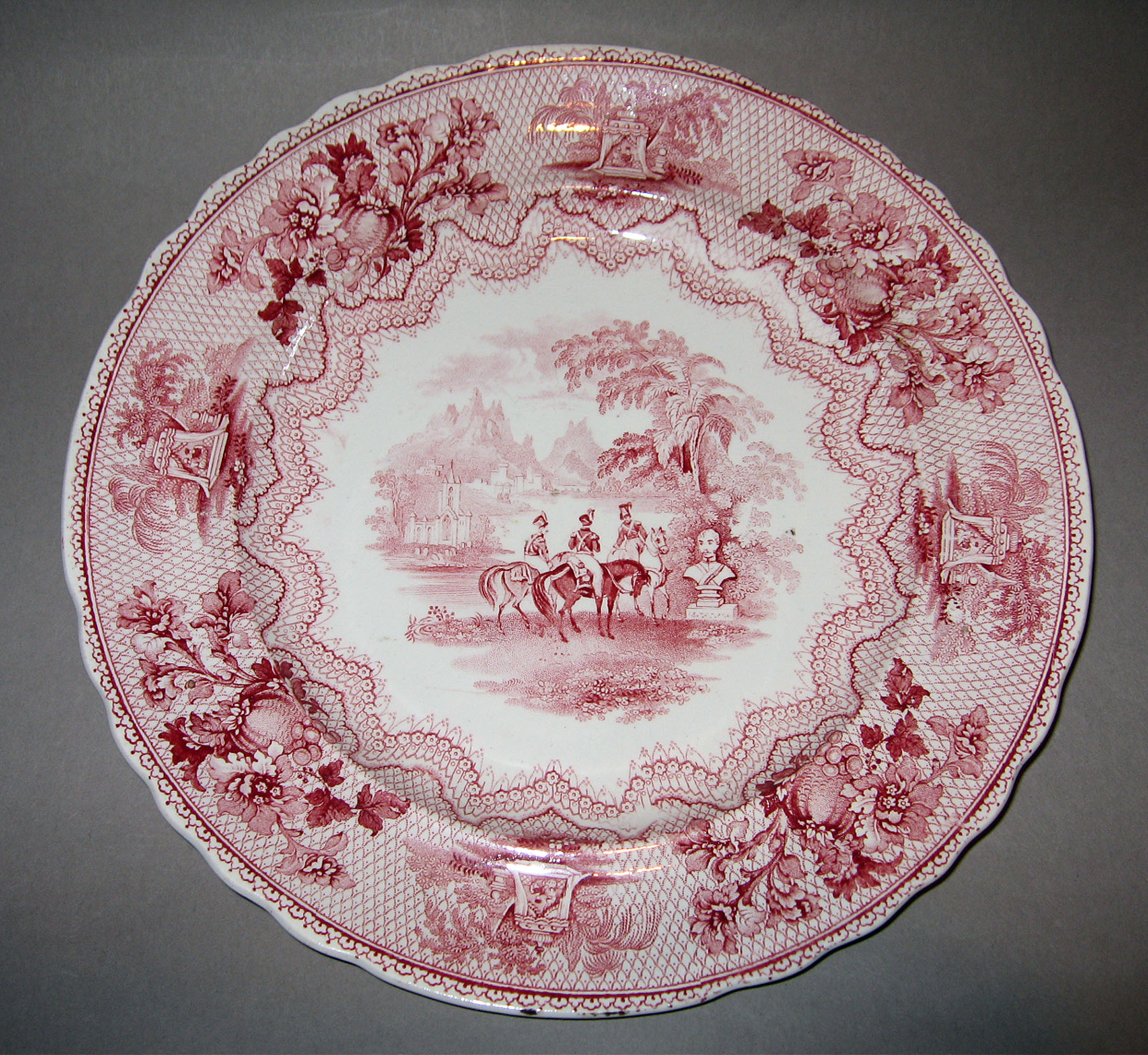 1961.0441.005 Heath earthenware plate