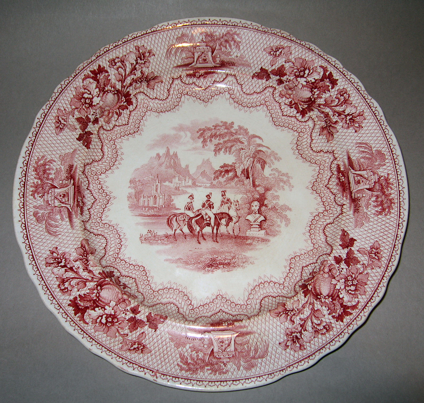 1961.0441.002 Heath earthenware plate