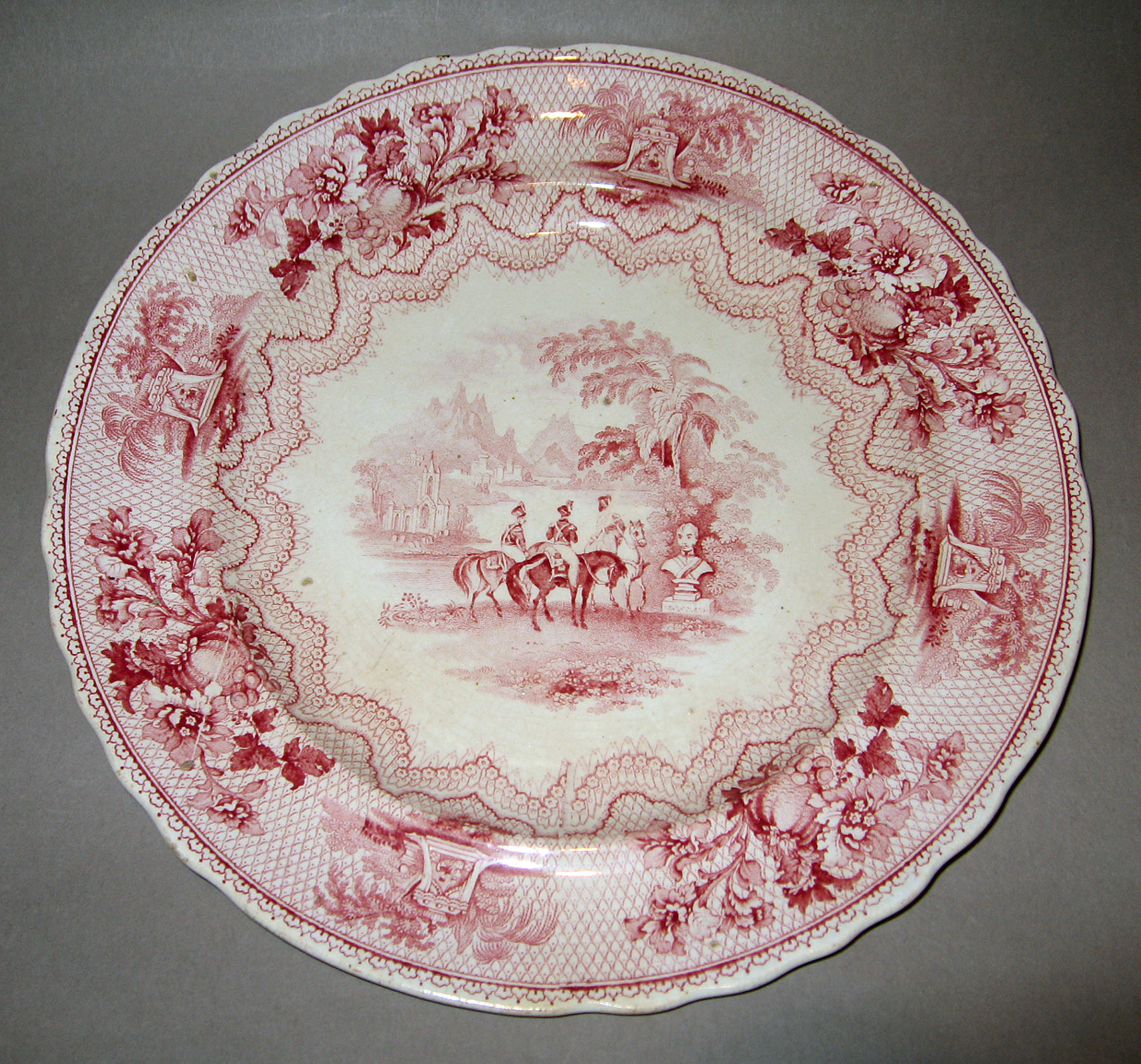 1961.0441.001 Heath earthenware plate
