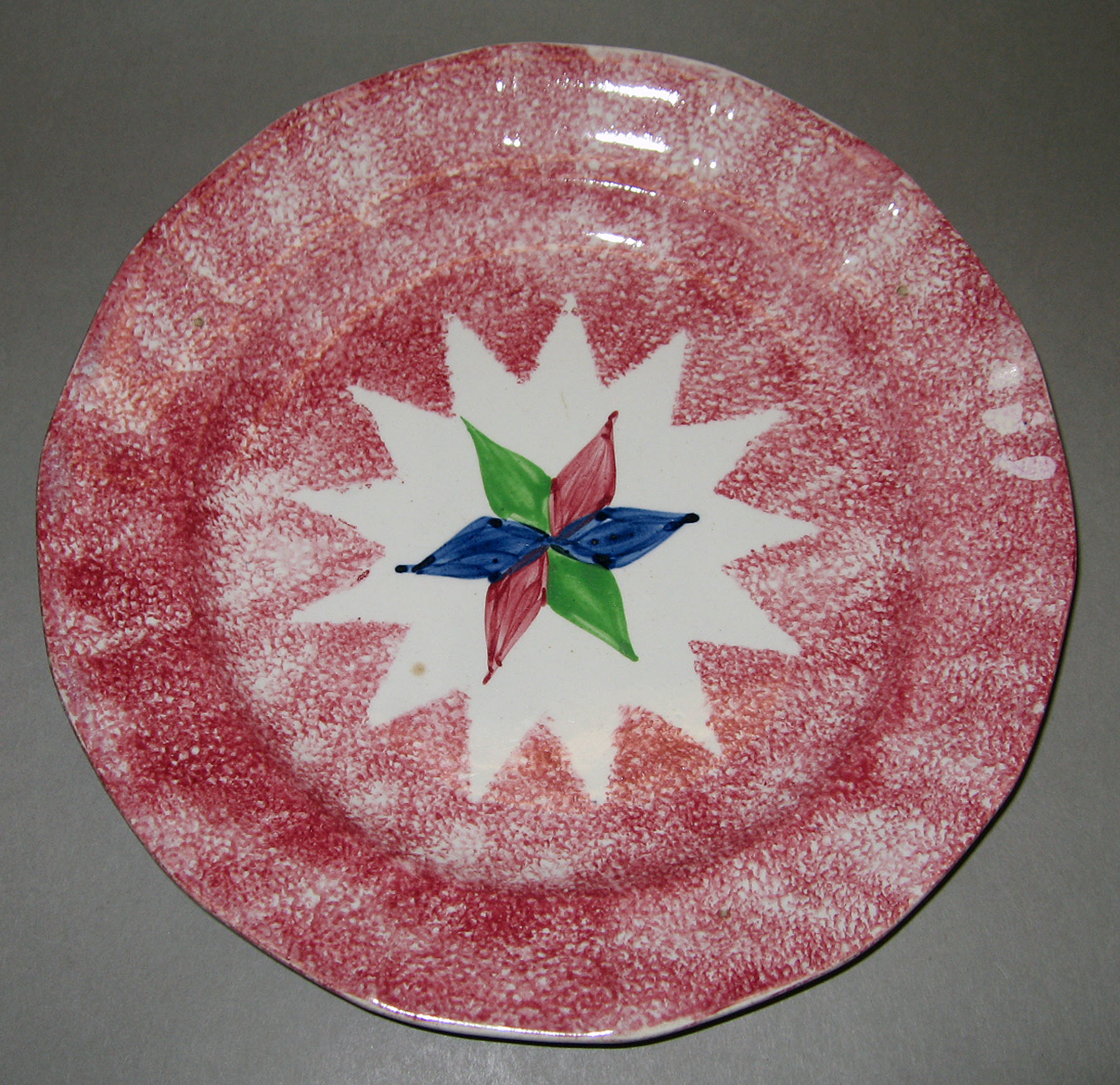 1965.0901.002 Spatteware plate
