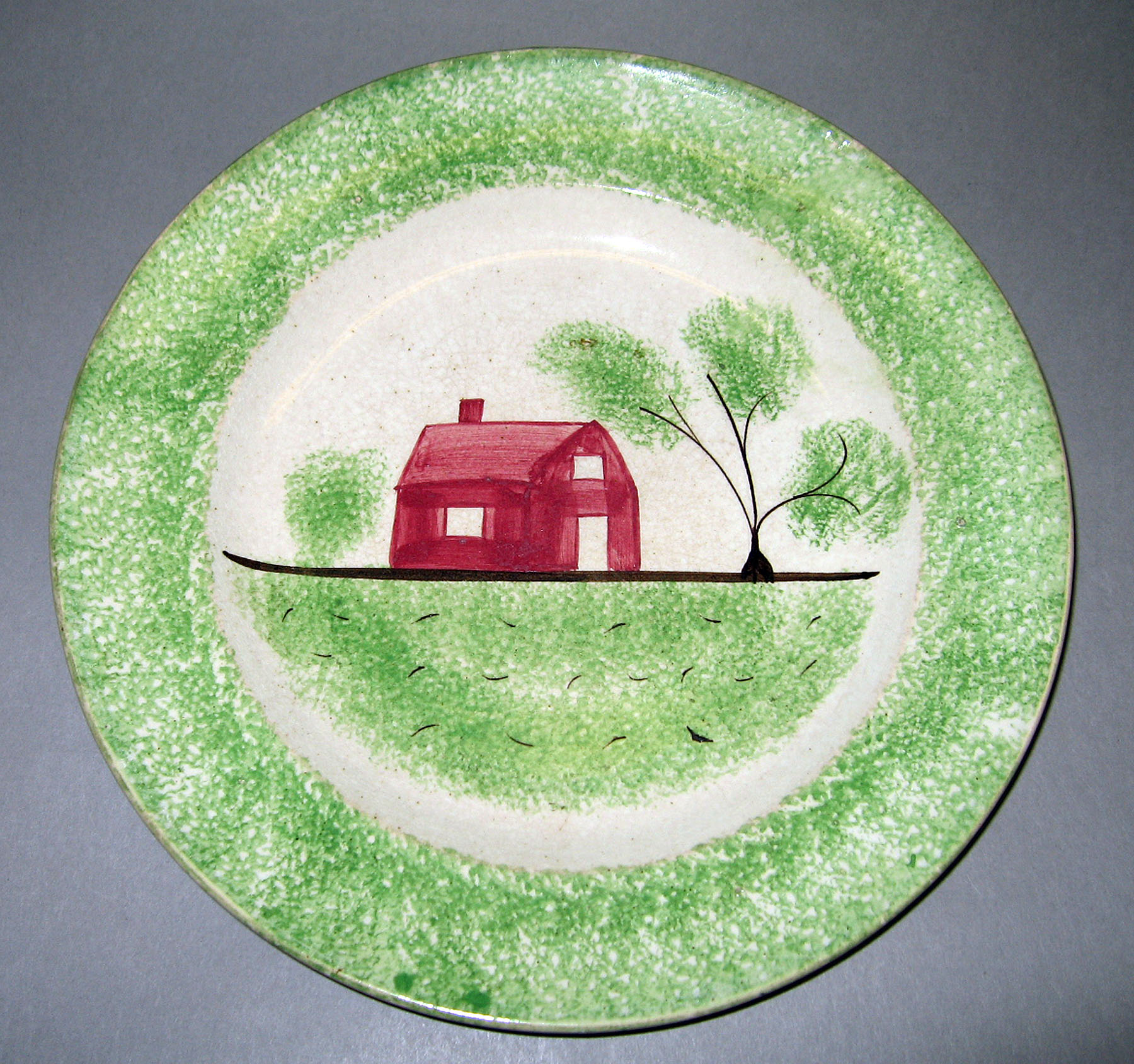 1965.0783.003 Spatterware plate