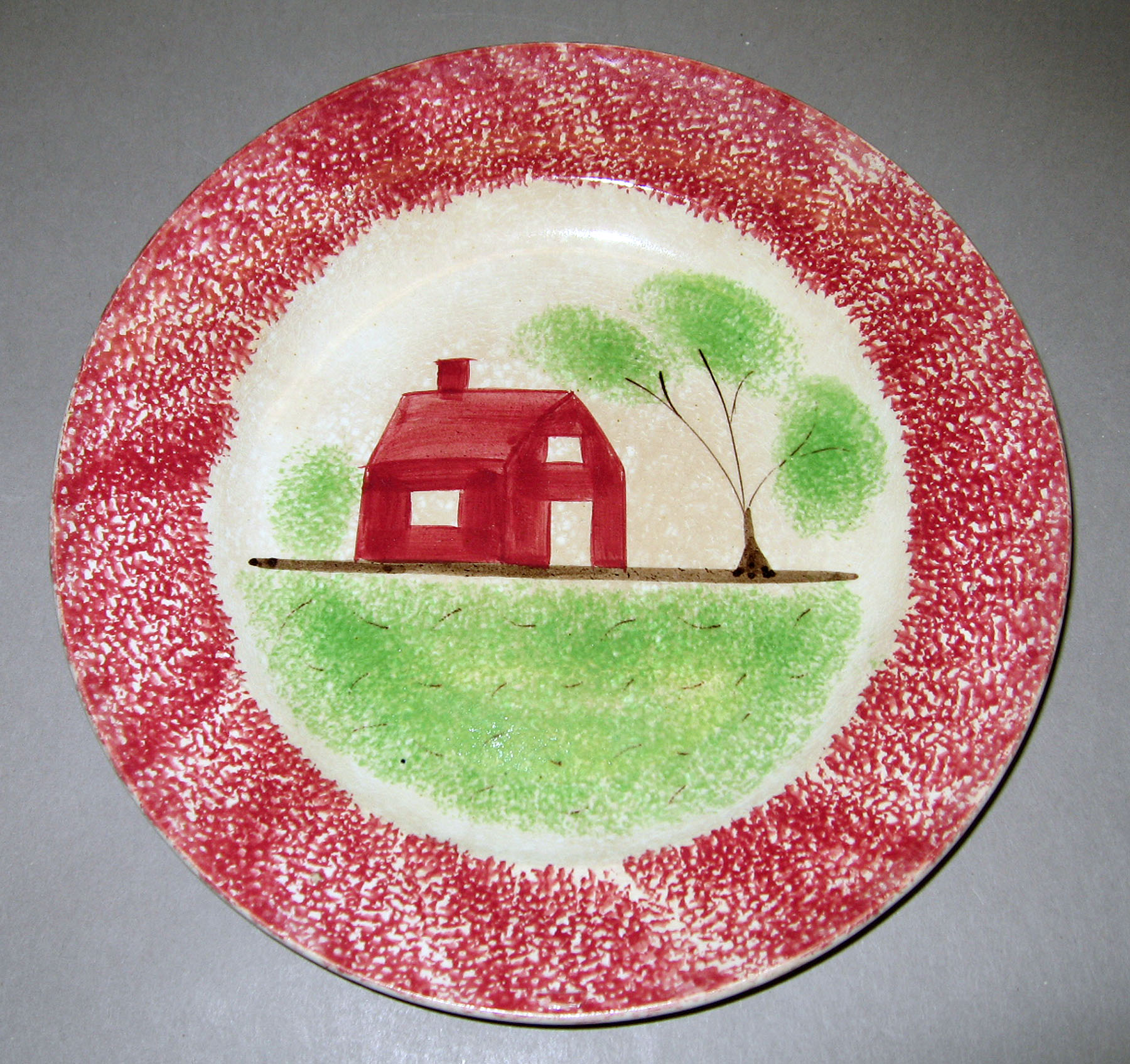 1965.0776.001 Spatterware plate