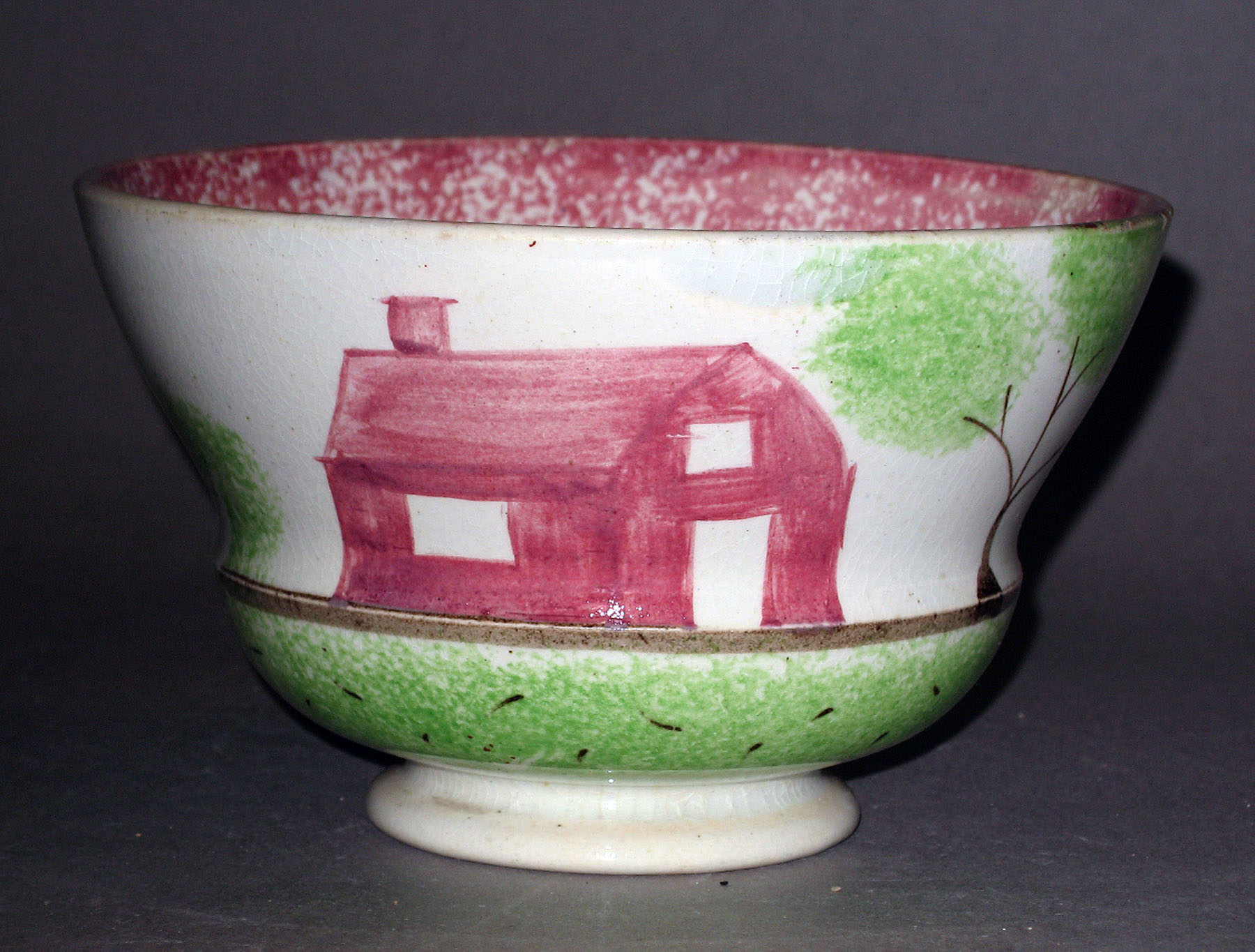 1965.0777.001 Spatterware tea bowl