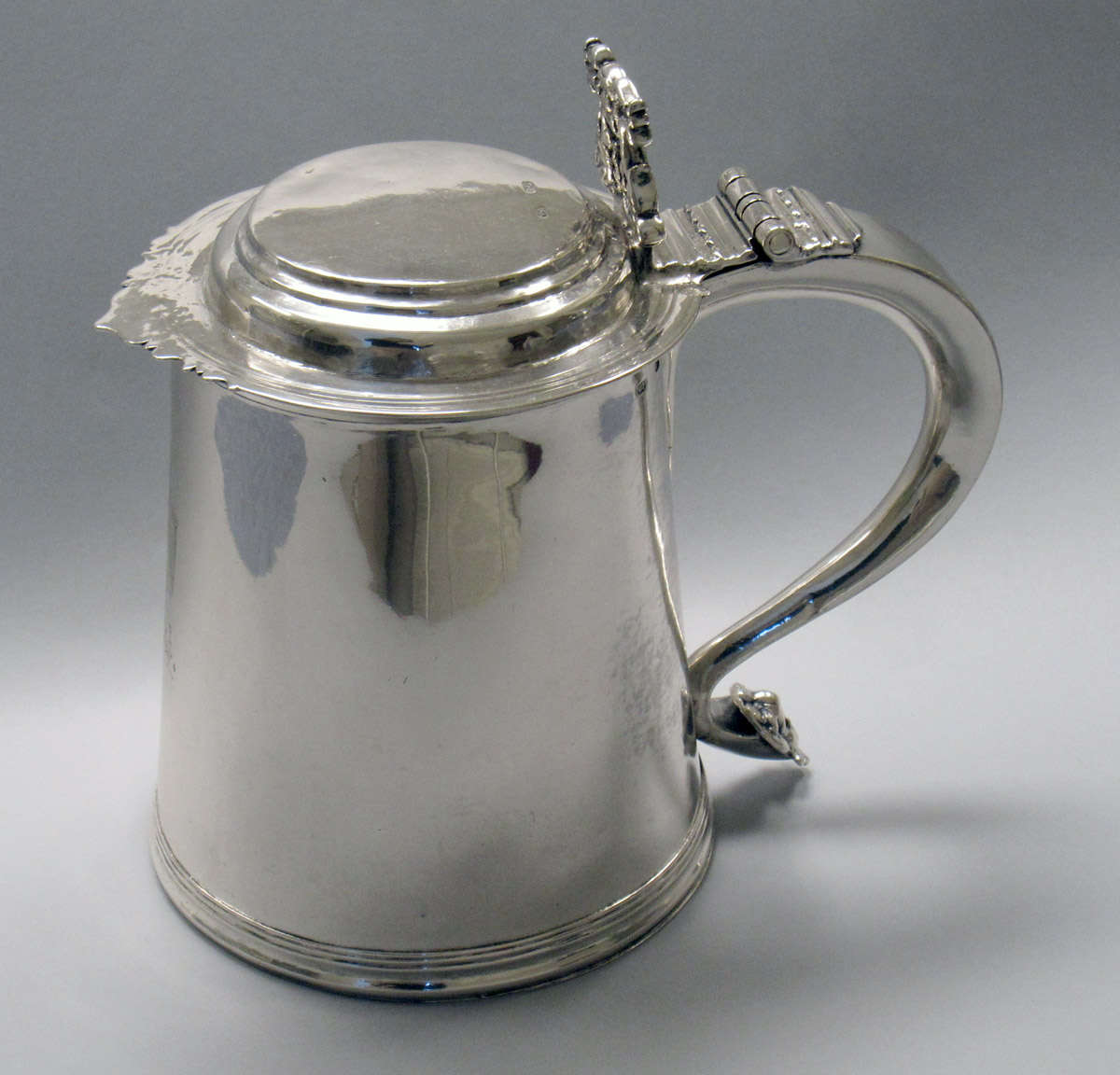 2001.0002.008 Silver Tankard side 1