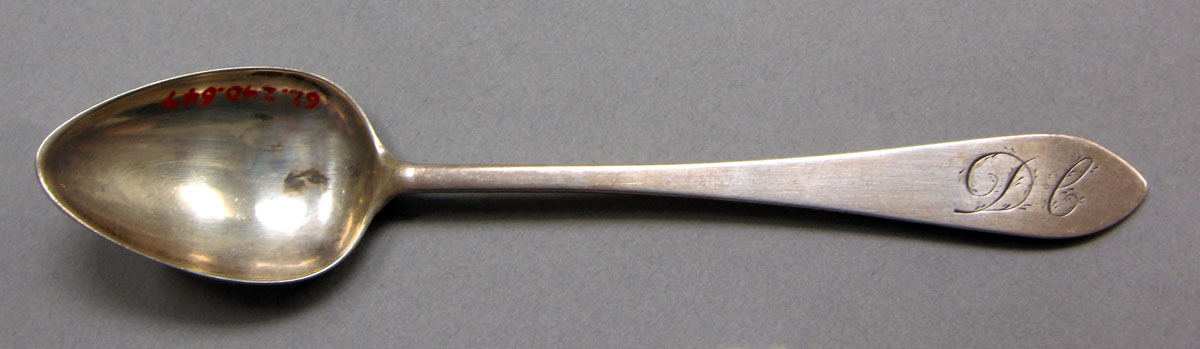 1962.0240.647 Silver spoon upper surface