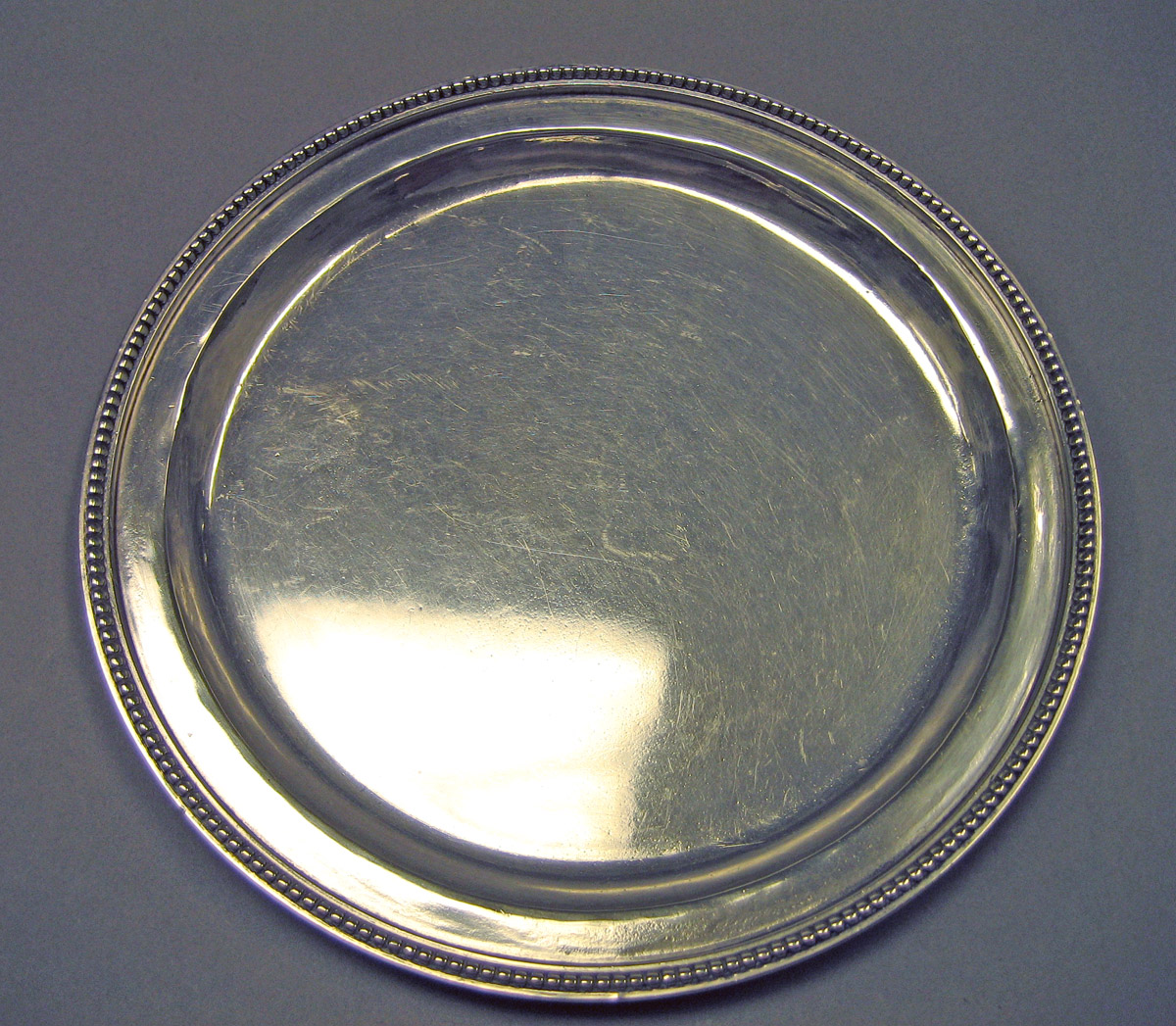 1996.0014.002 Silver Tray upper surface