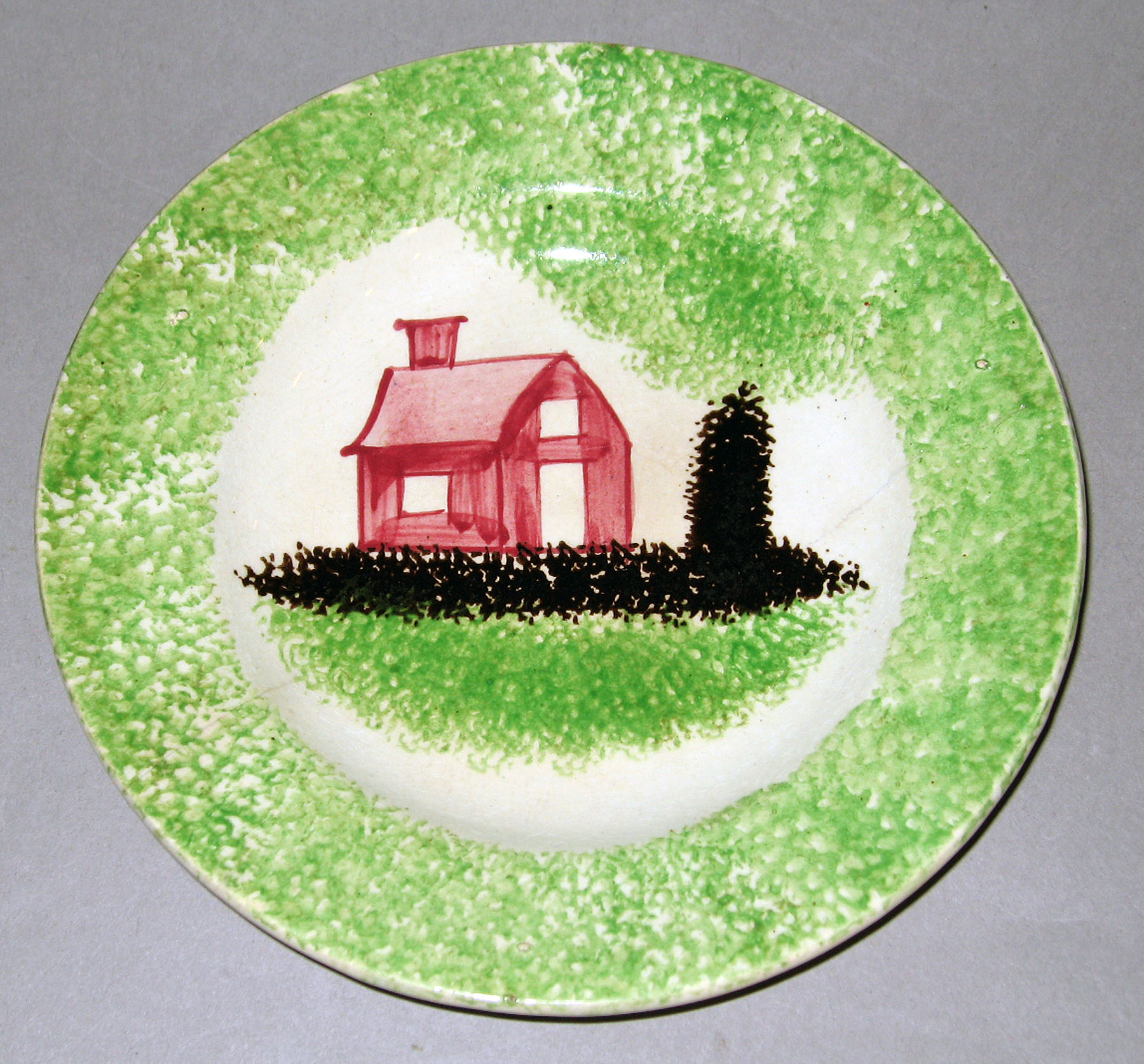 1965.0785.001 Spatterware plate