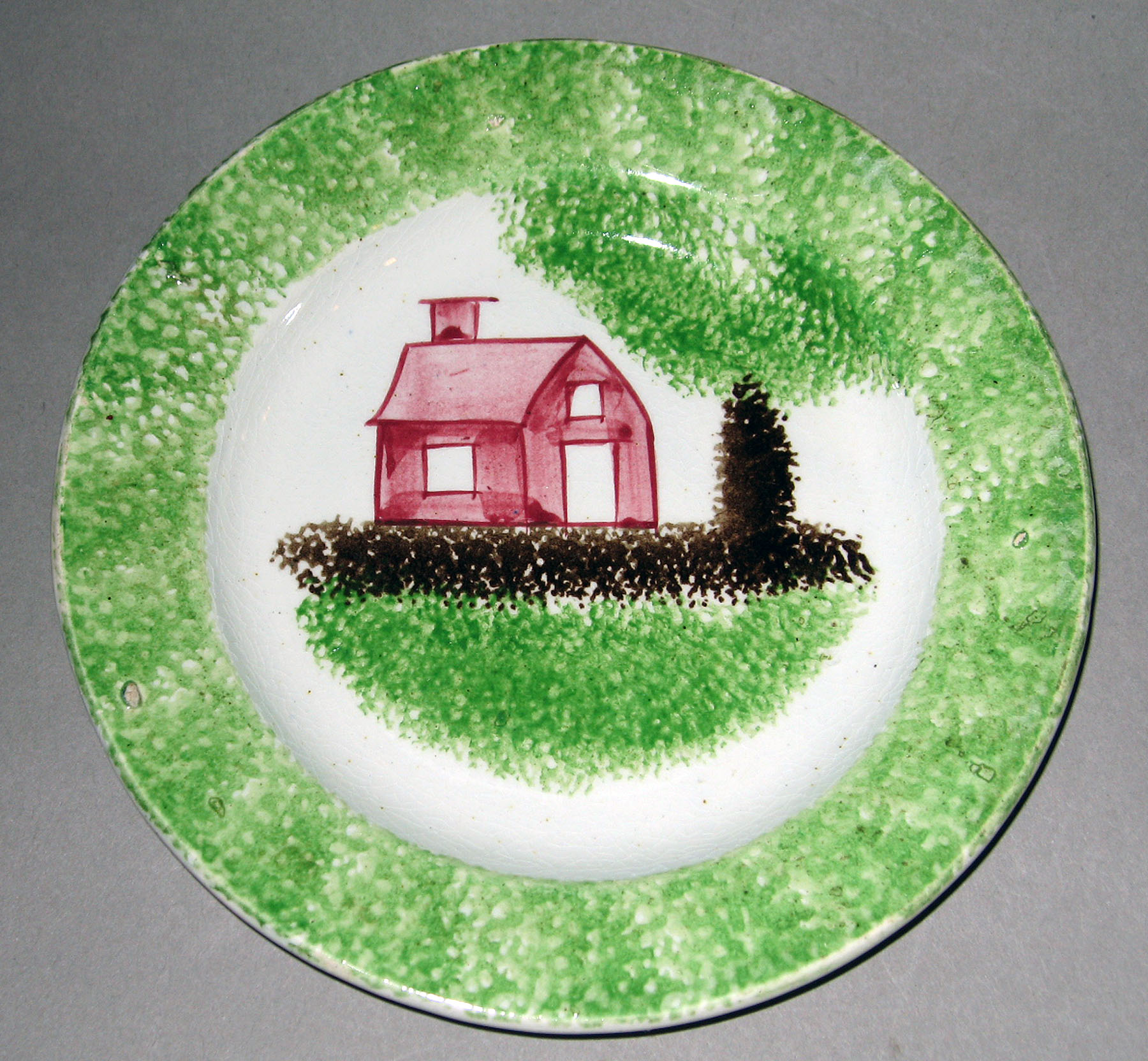 1965.0785.002 Spatterware plate