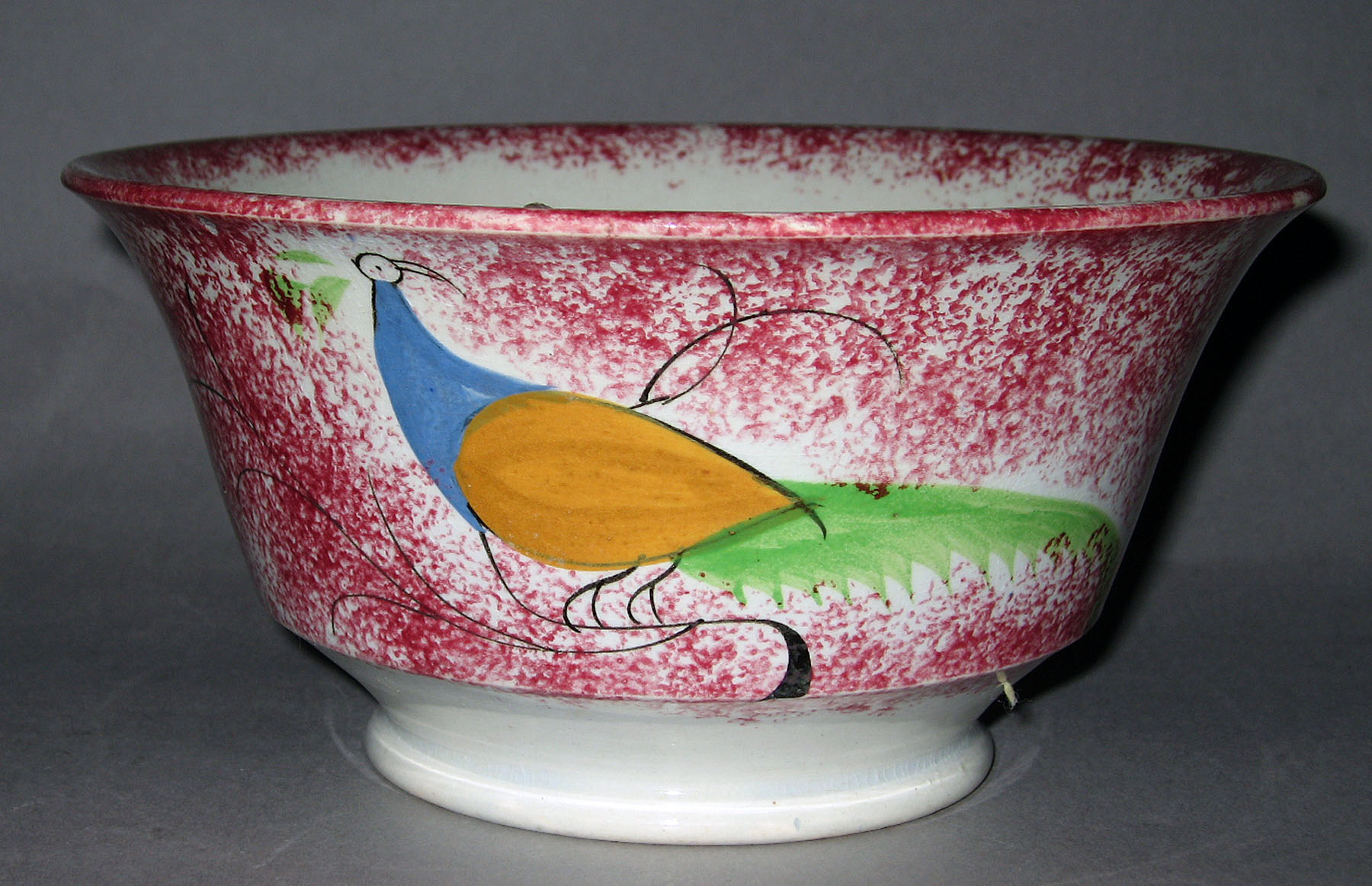 1955.0084 Spatterware bowl