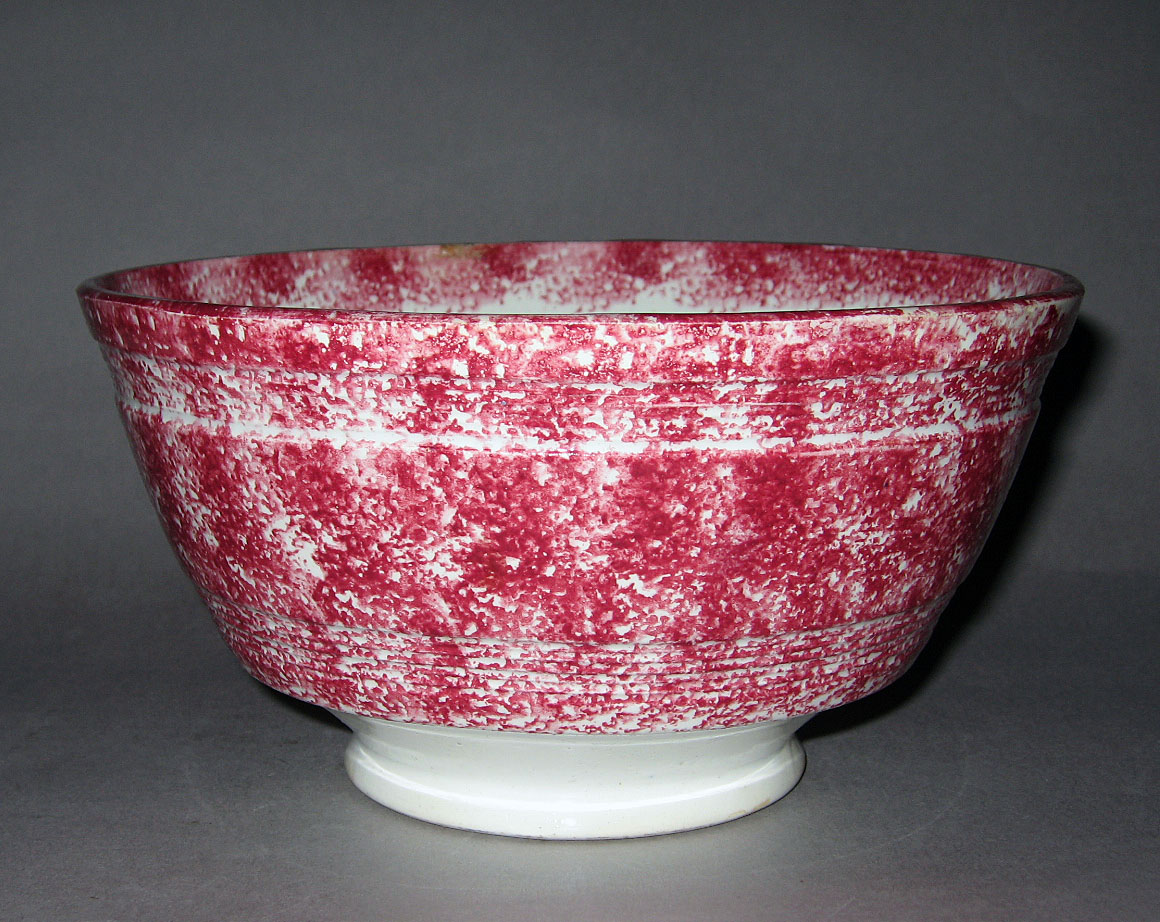 1965.0864 Spatterware bowl