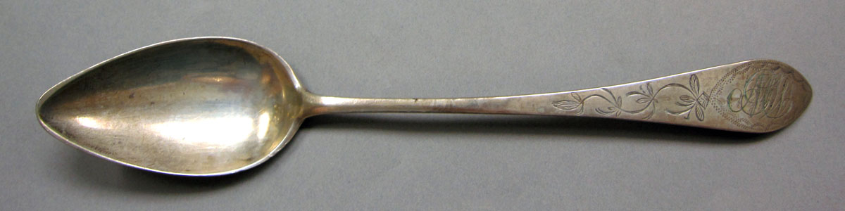 1962.0240.1483 Silver spoon upper surface